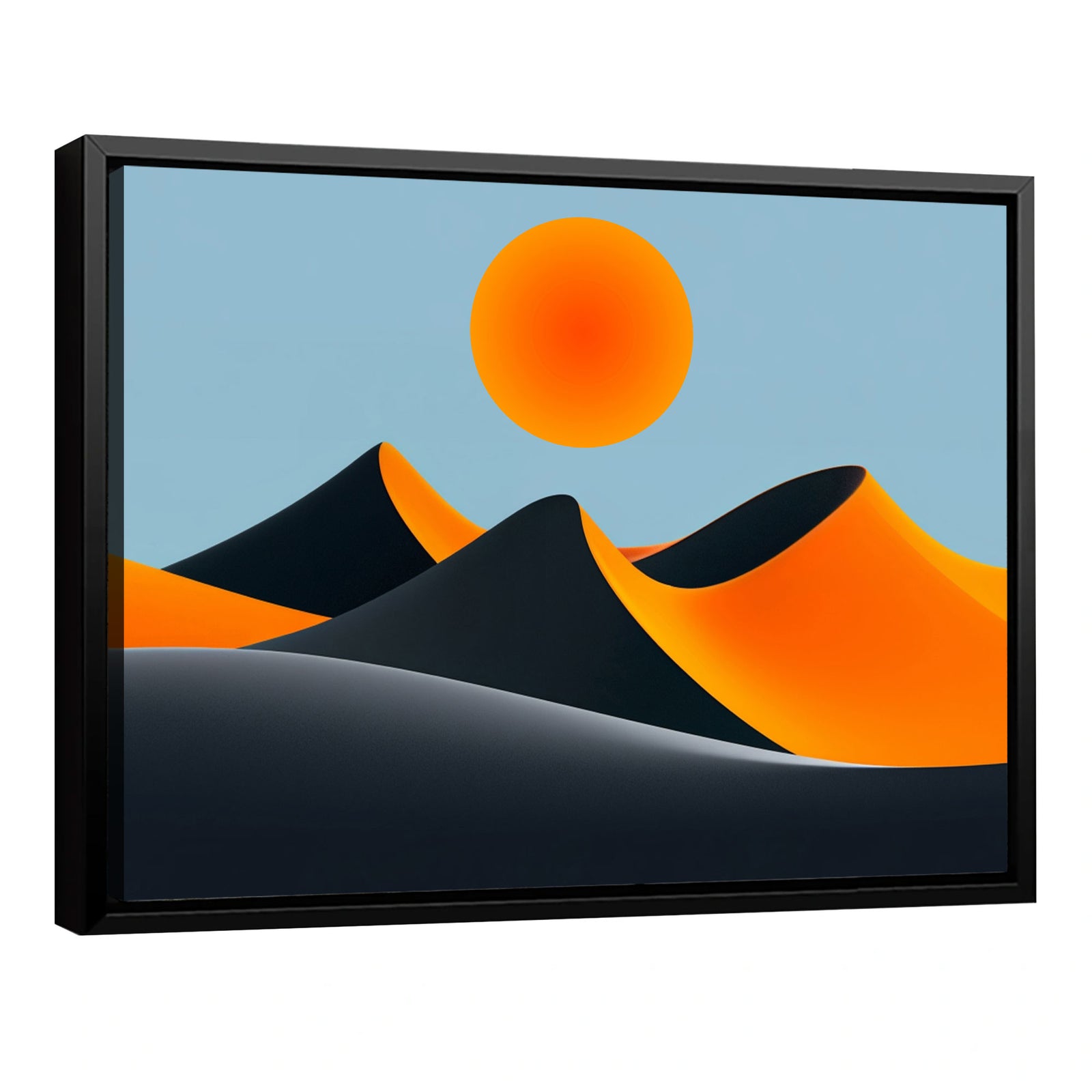 Surreal Desert Bloom Canvas Desert Painting