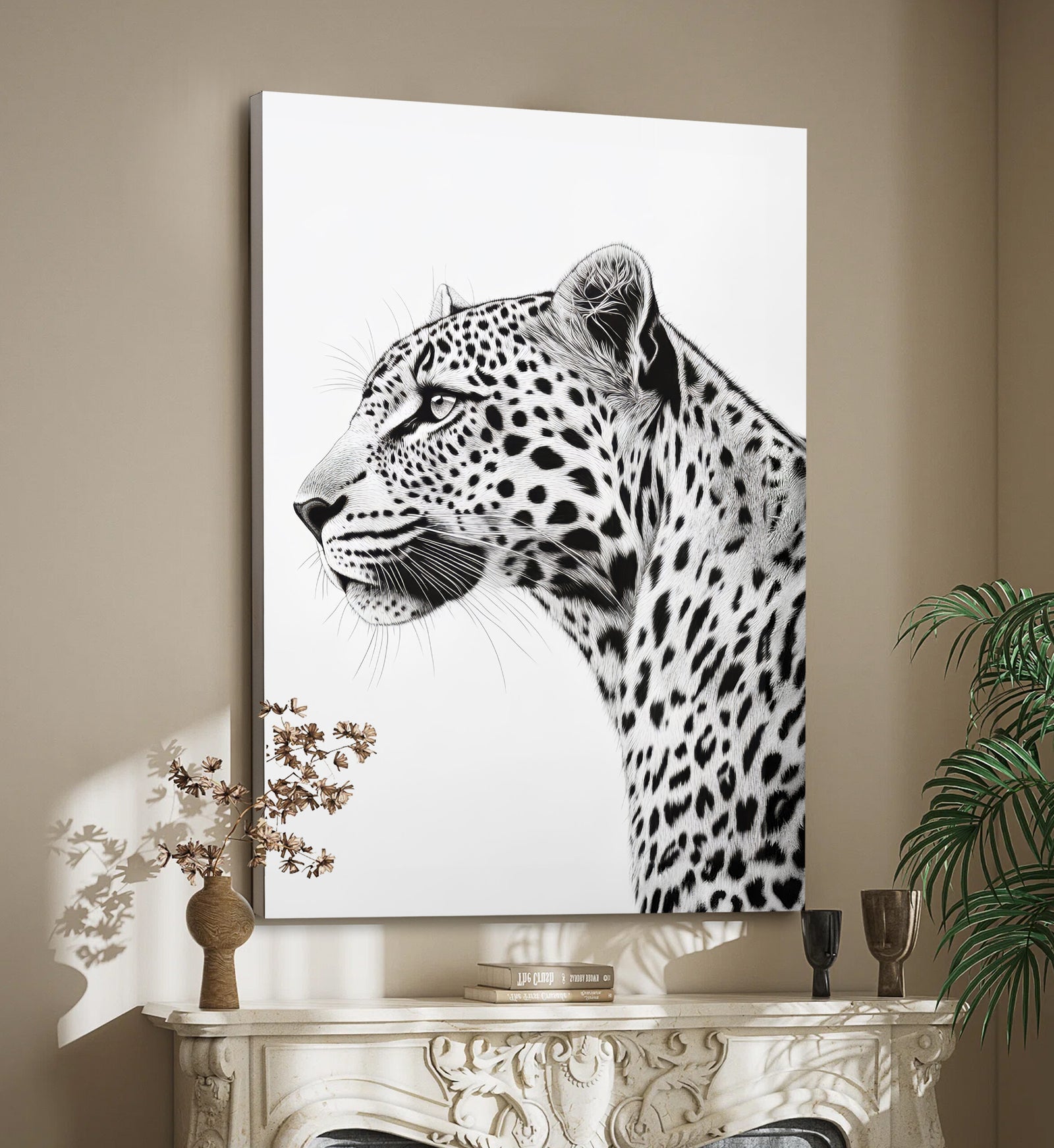 Leopard Gaze Modern Wall Artwork