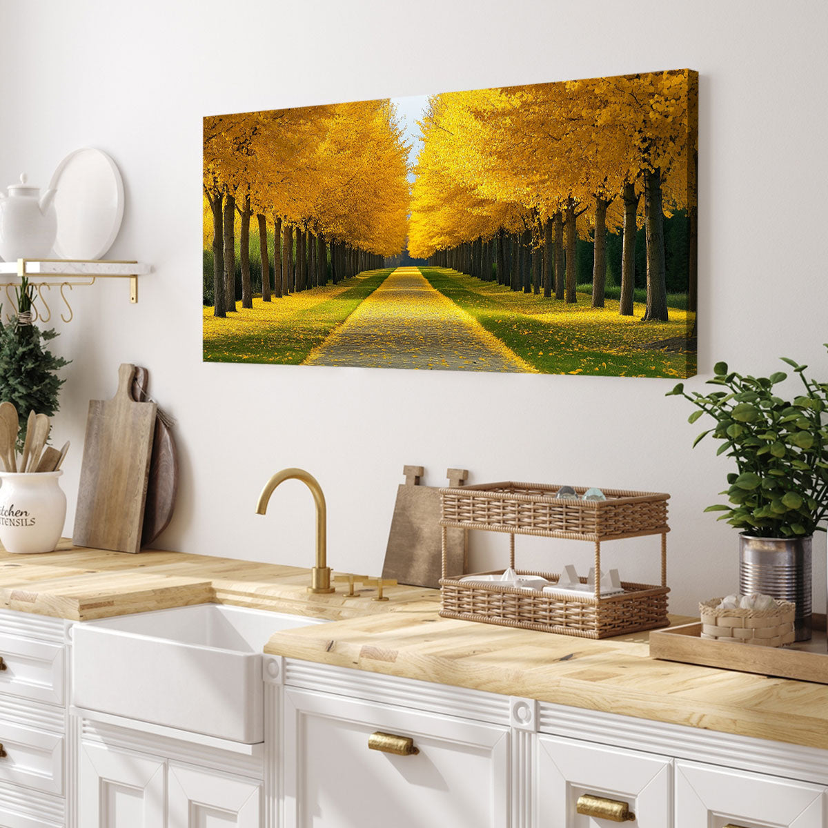 Chromatic Forest Fall Wall Art