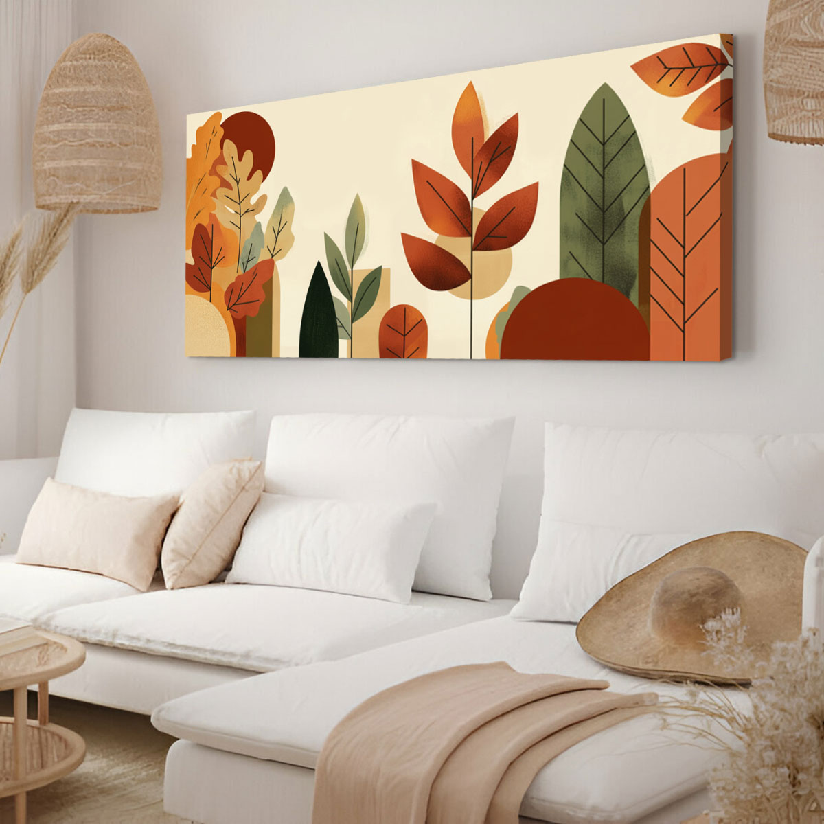 Abstract Autumnal Canopy Boho Wall Decor