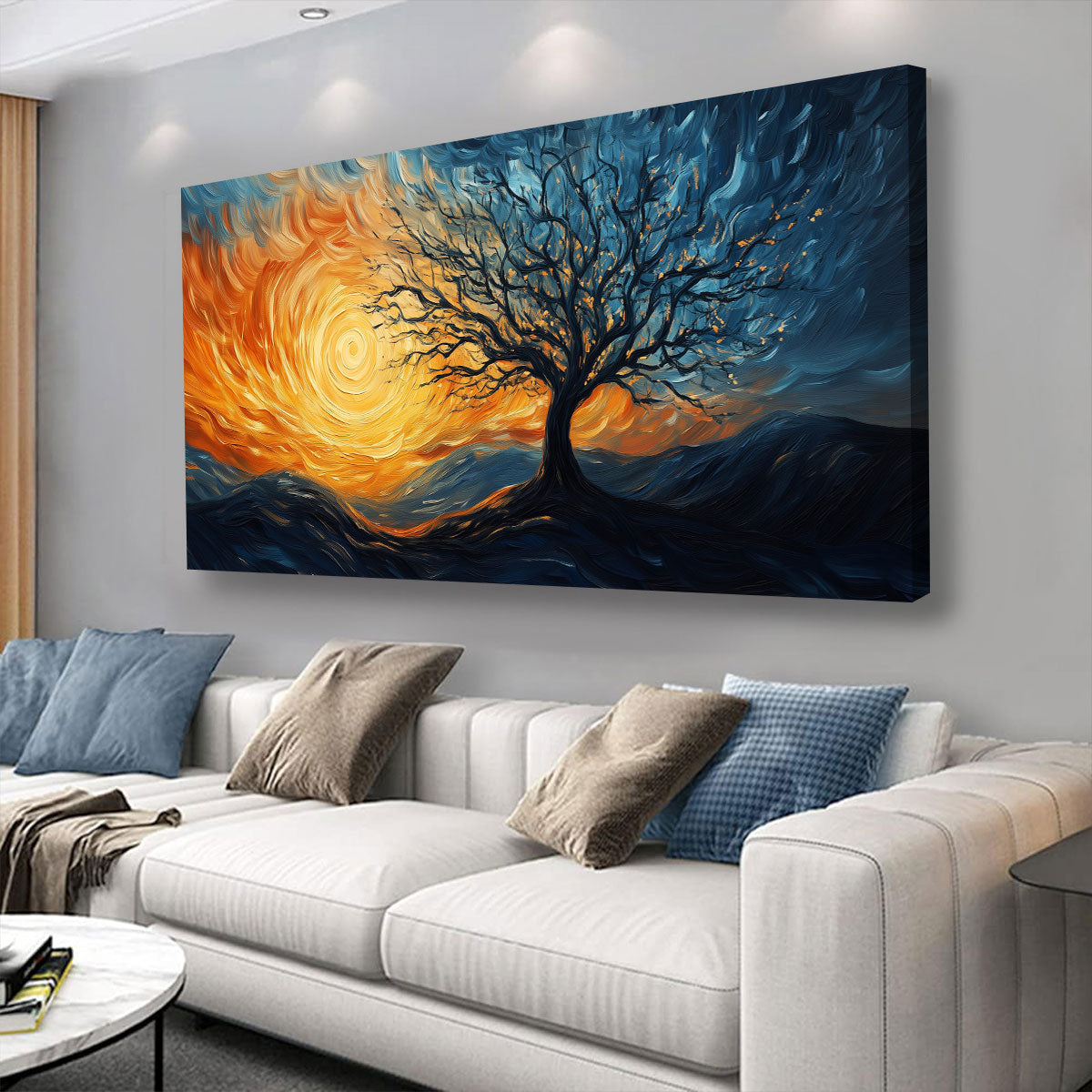 Solitary Tree Canvas Fine Arts Print