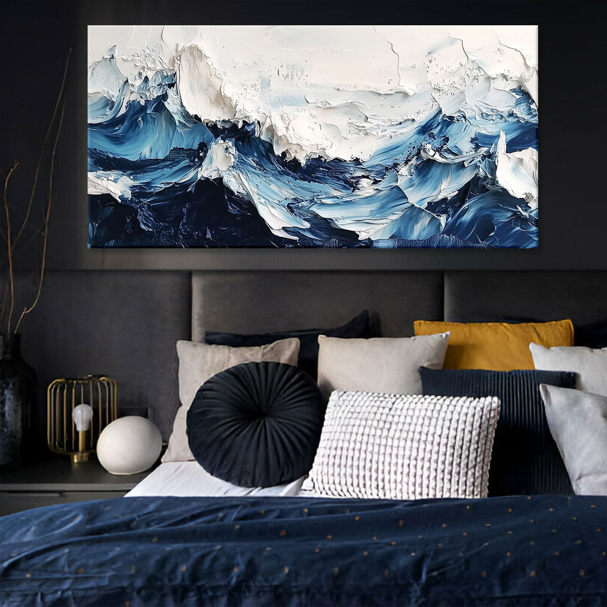 Stormy Sea Canvas Fine Arts Print