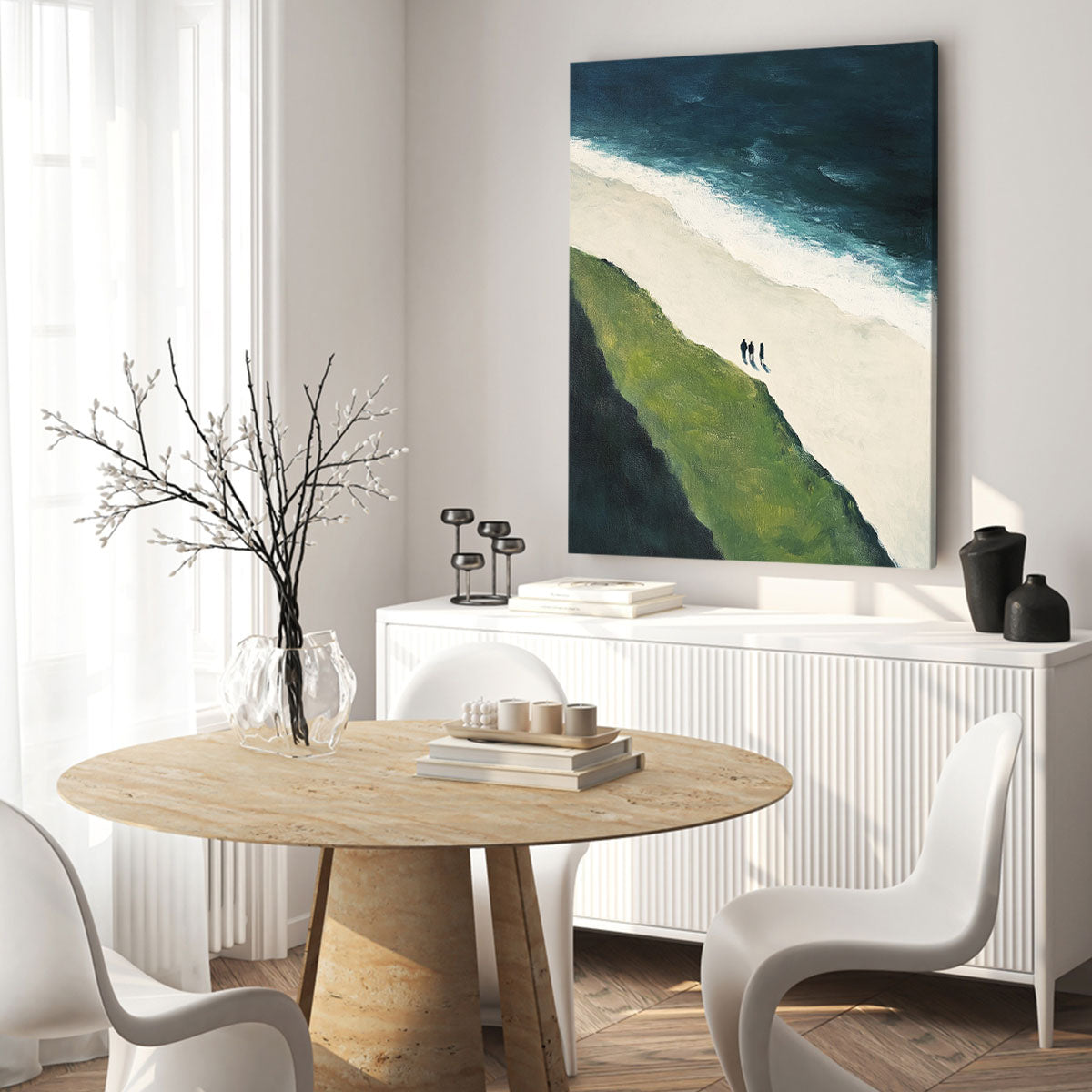 Endless Shoreline Canvas Fine Arts Print