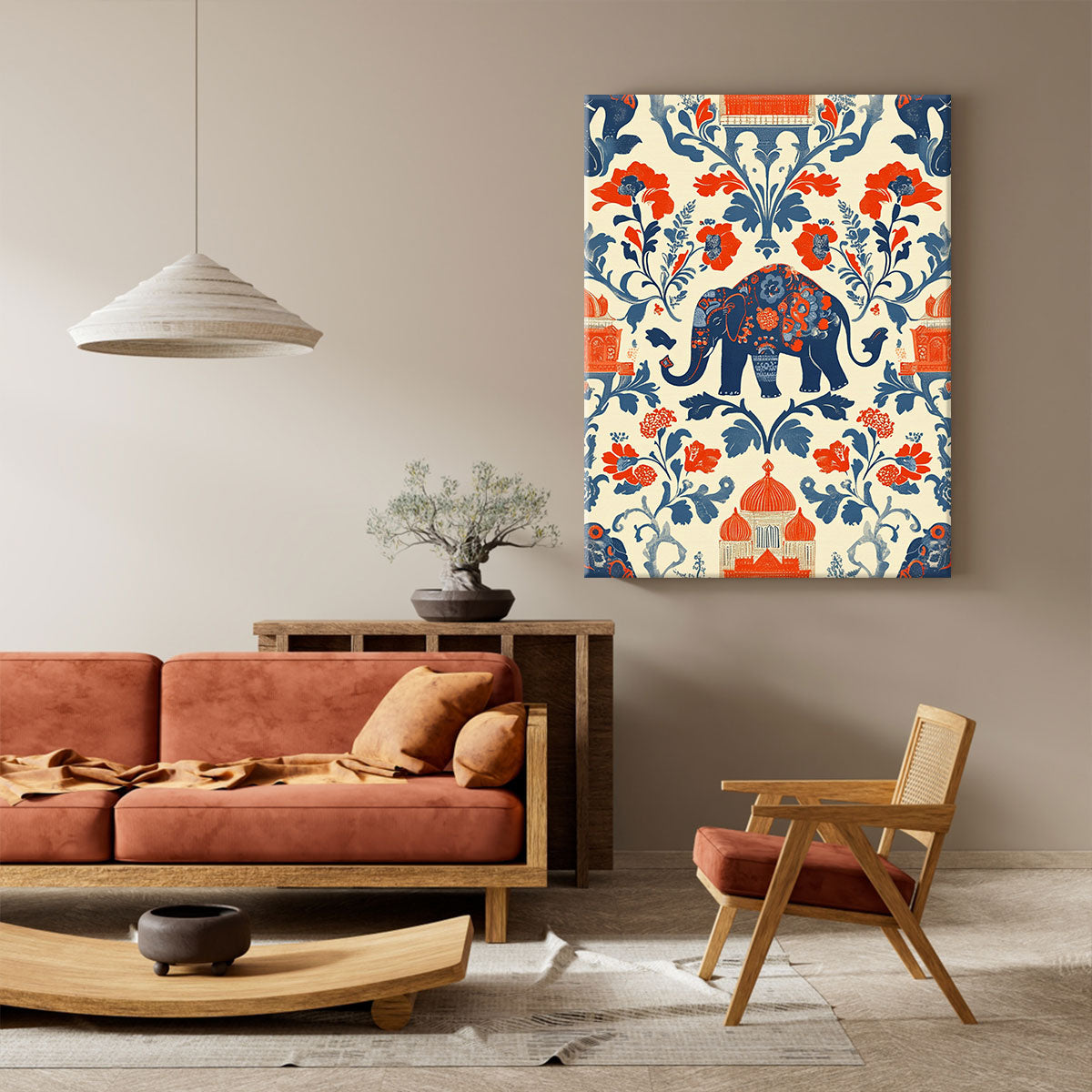 Colorful Elephant Boho Wall Decor