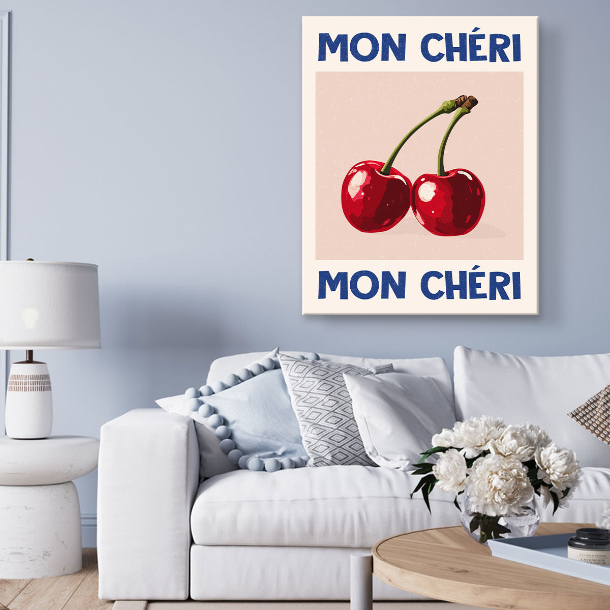 Mon Chéri Canvas Abstract Wall Art