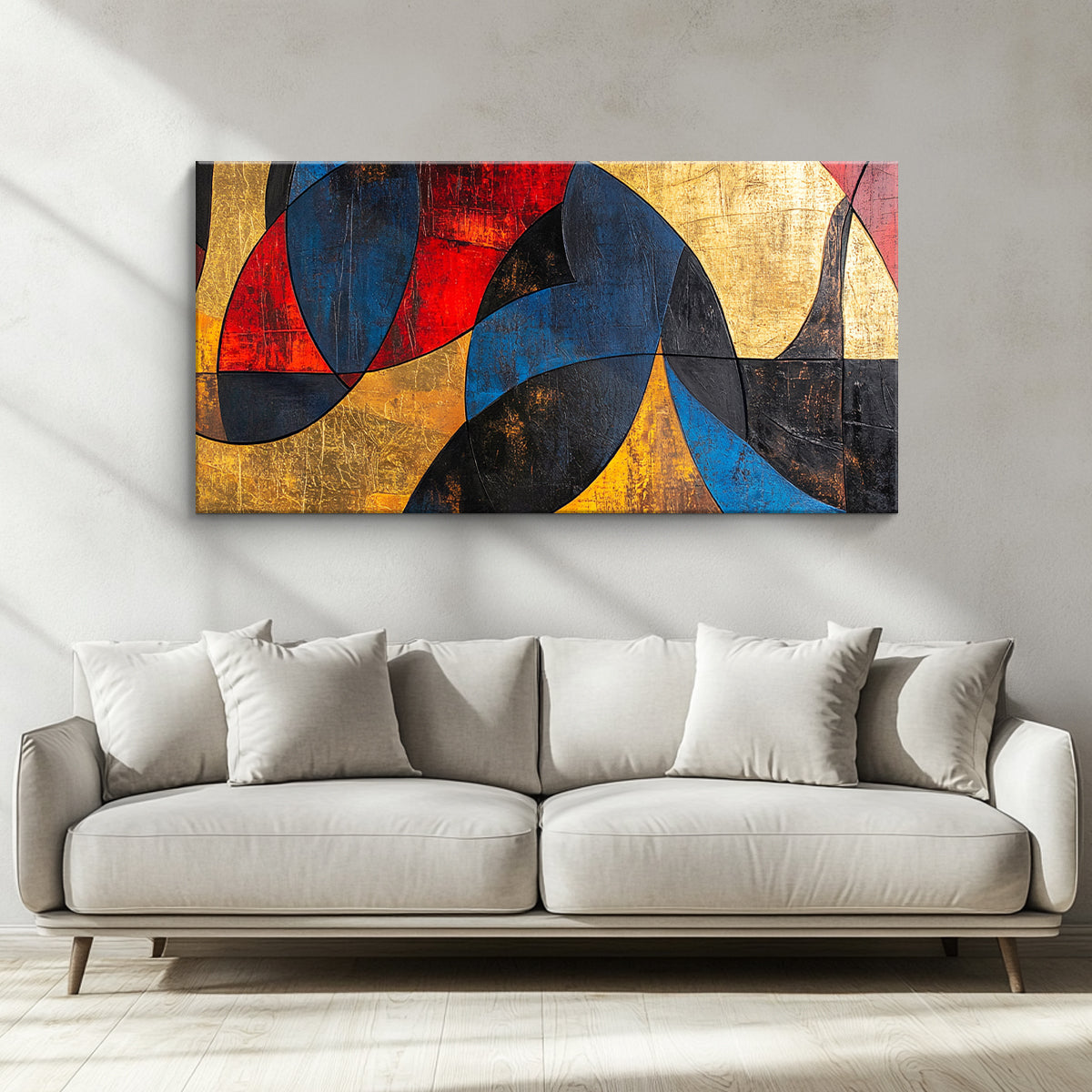 Dynamic Harmony Expressionism Abstract Canvas Wall Art