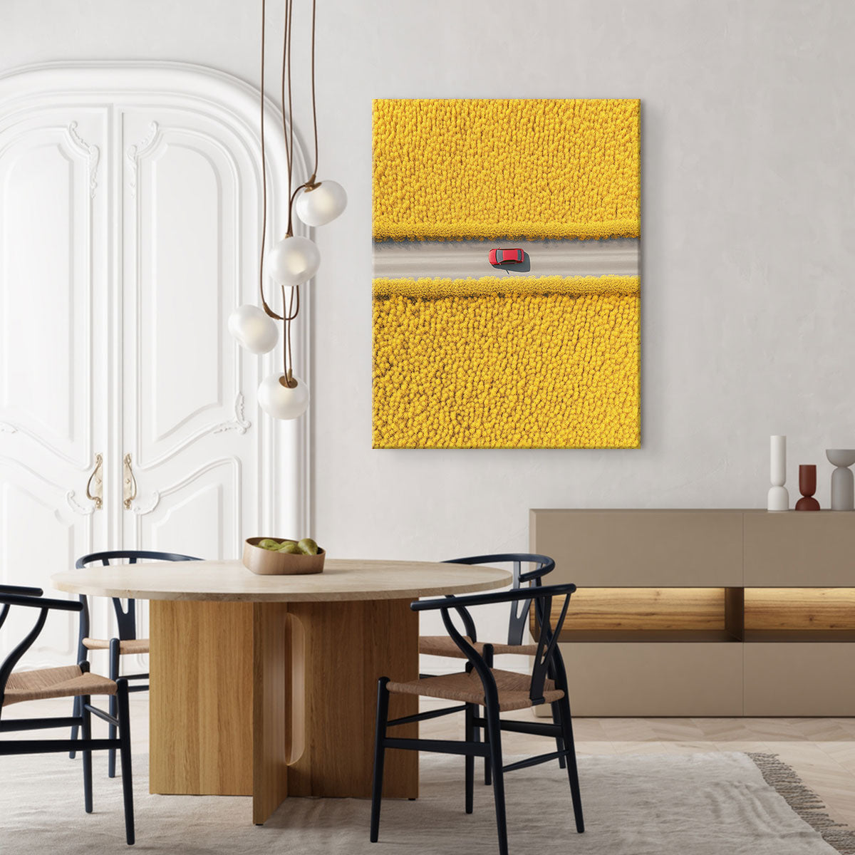 Sunny Journey Fine Arts Print