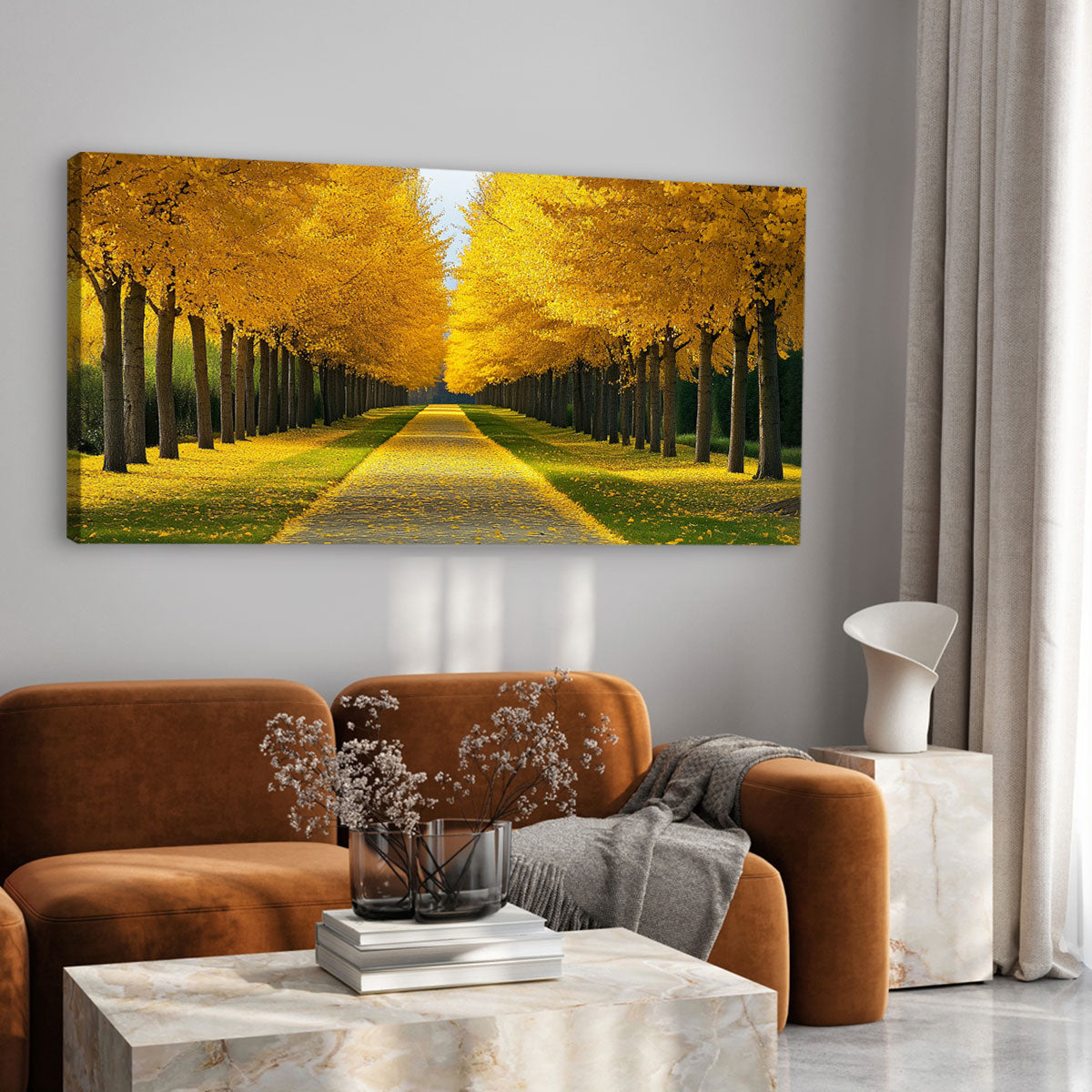 Chromatic Forest Fall Wall Art