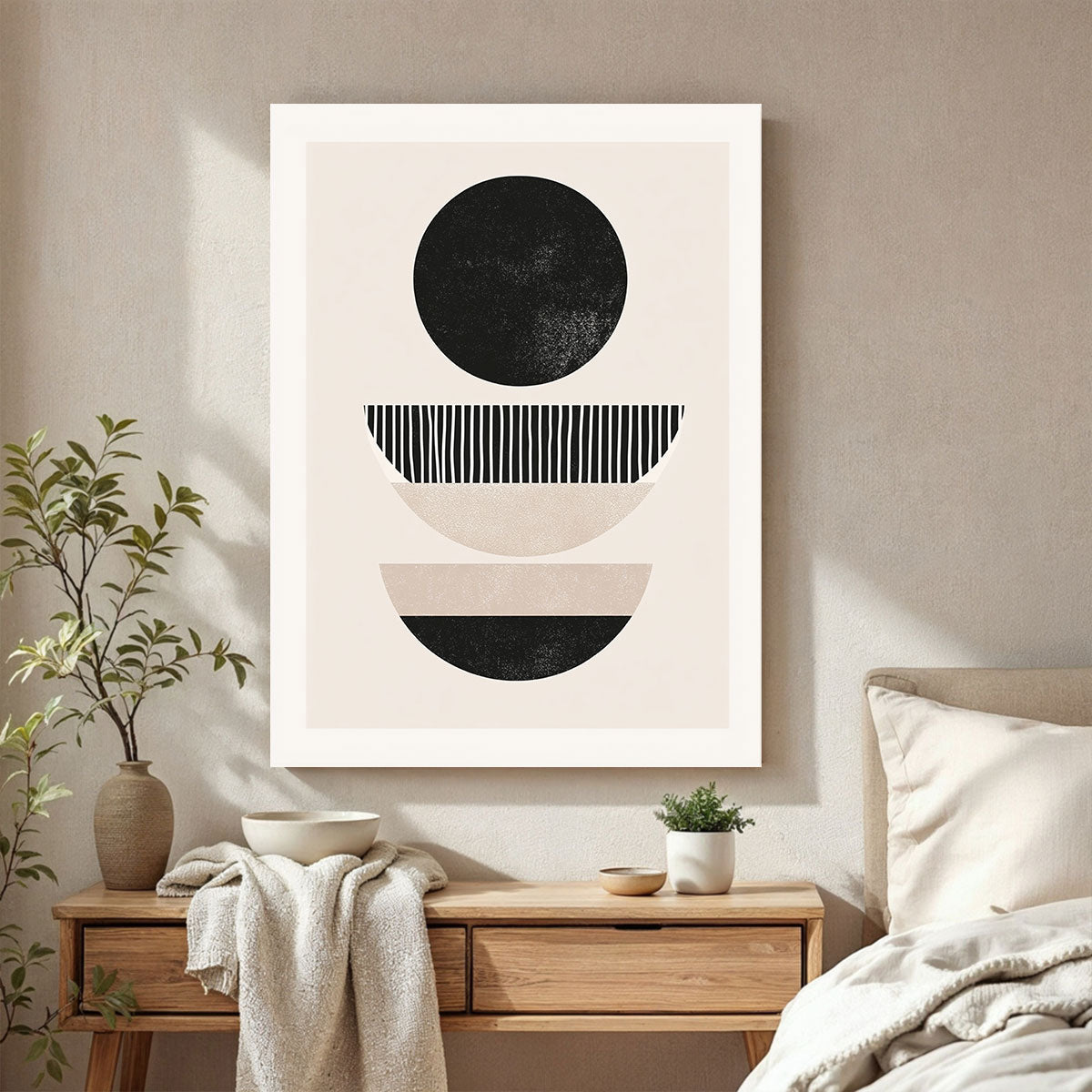 Modern Geometric Minimalist Wall Art