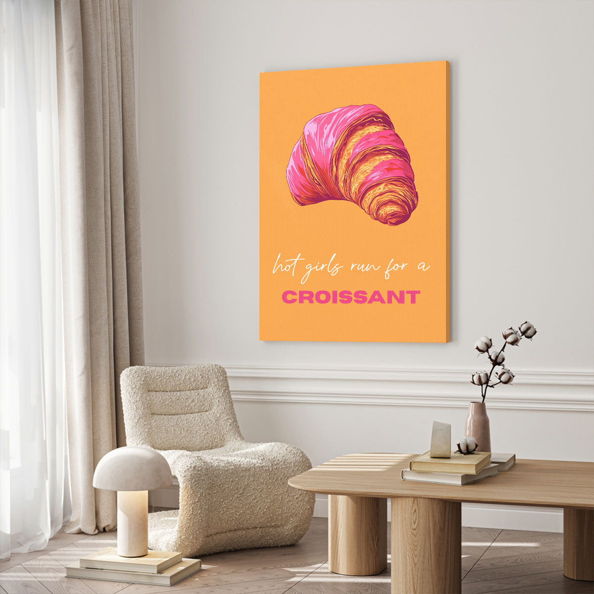 A Croissant Modern Wall Artwork