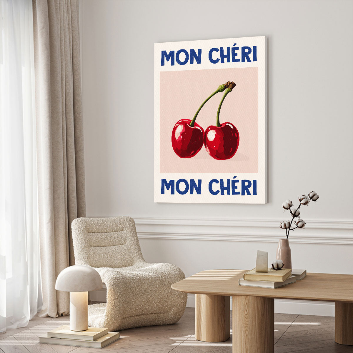 Mon Chéri Canvas Abstract Wall Art