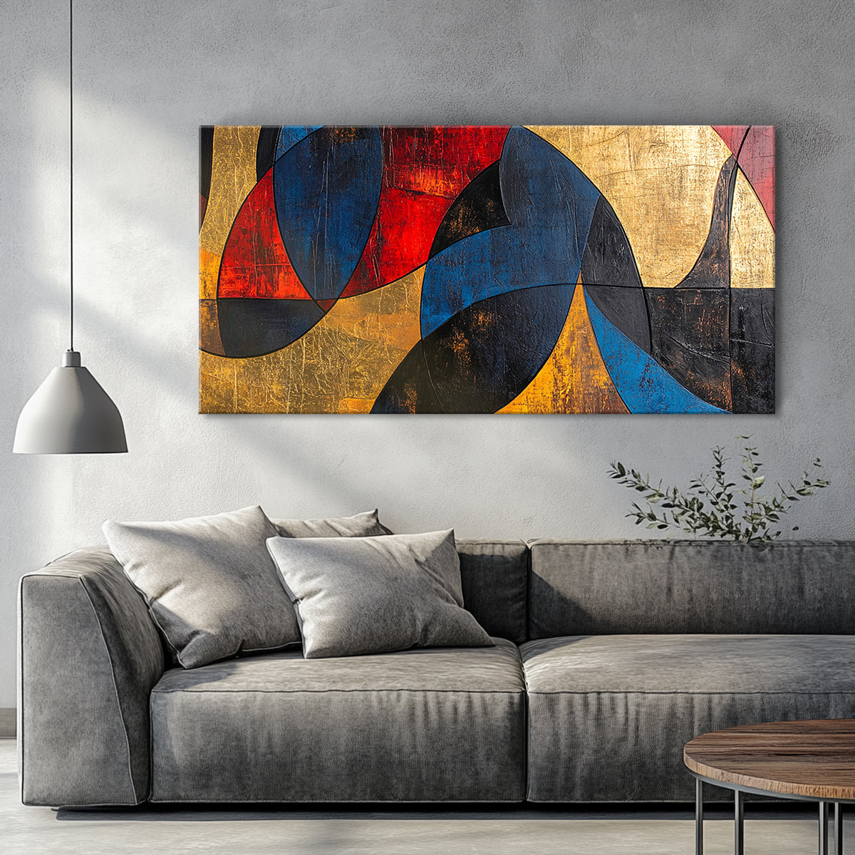 Dynamic Harmony Expressionism Abstract Canvas Wall Art