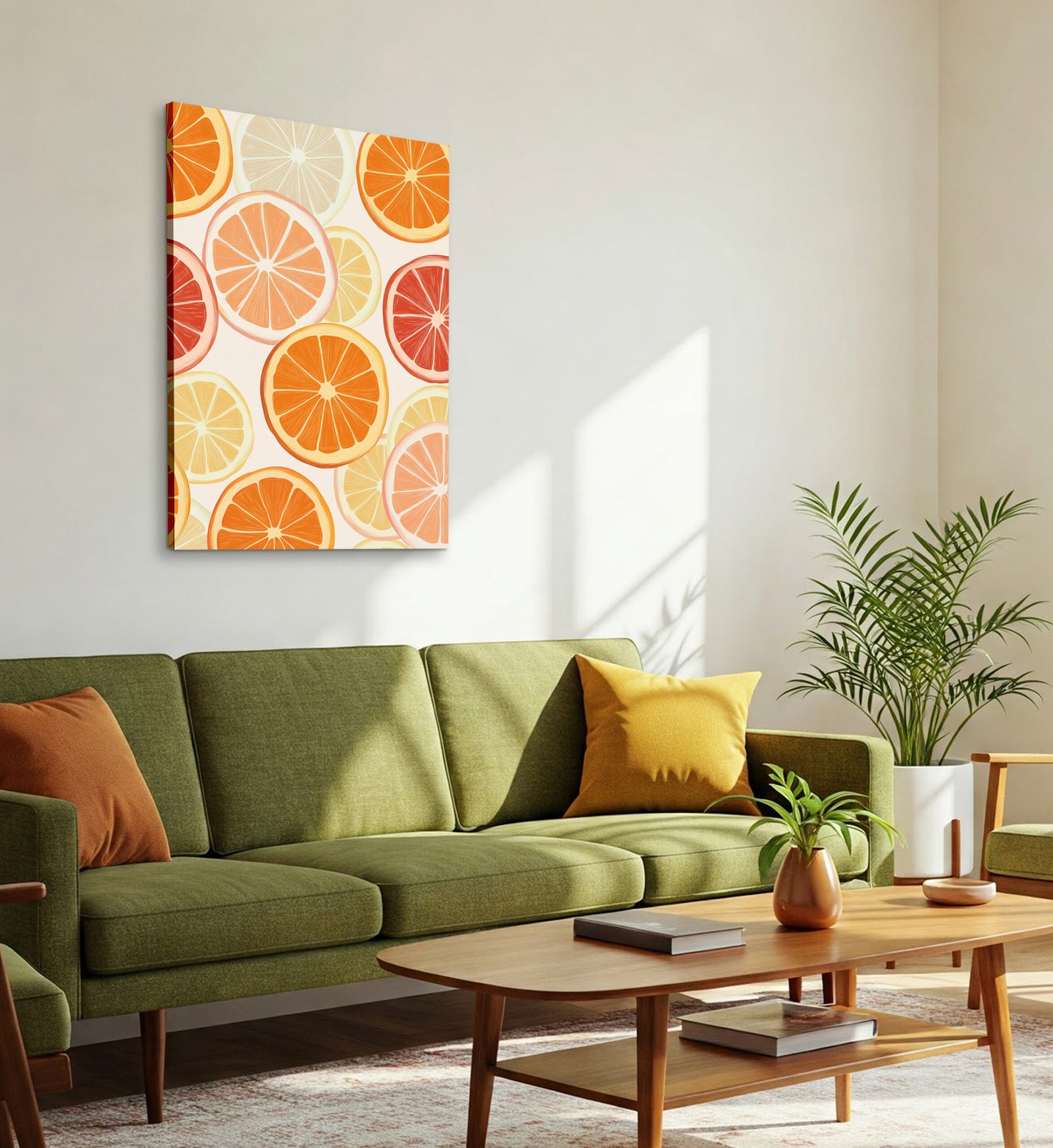 Sour Slices Abstract Wall Art