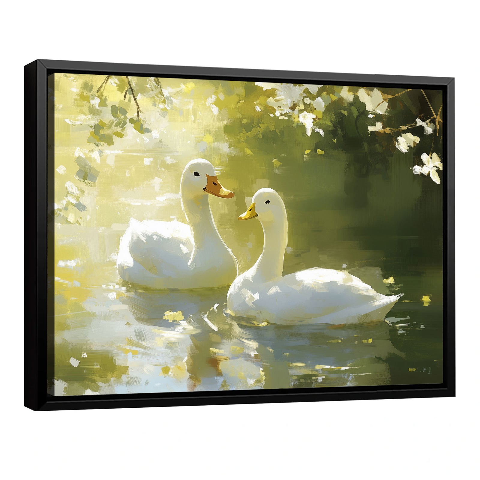 Tranquil Waters Companions Duck Painting