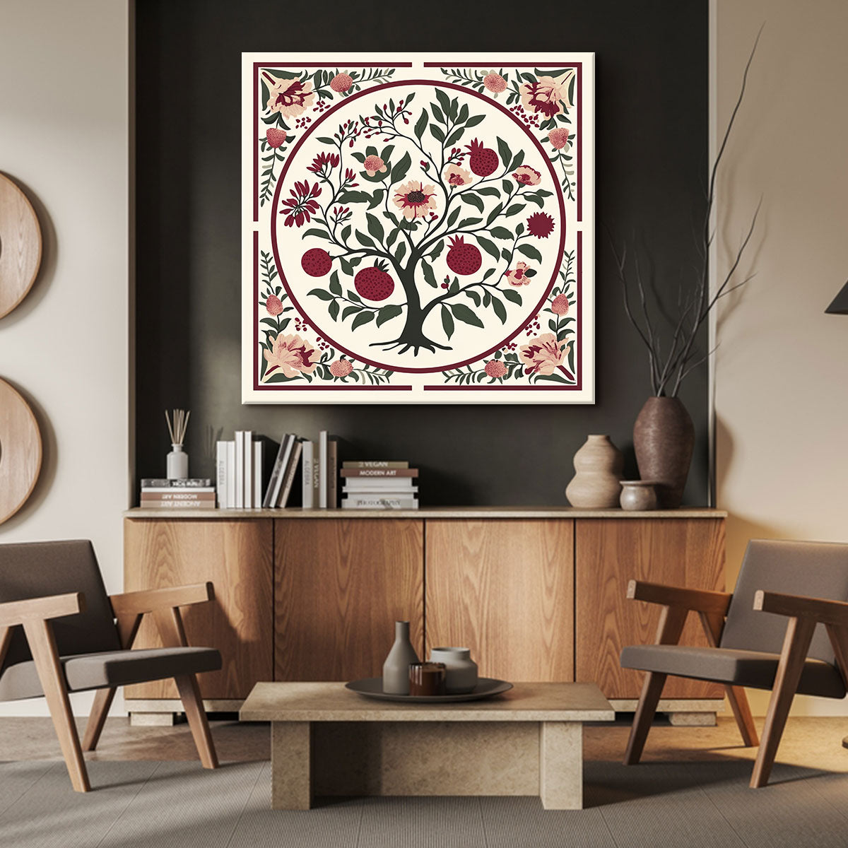 Floral Accents Boho Wall Decor