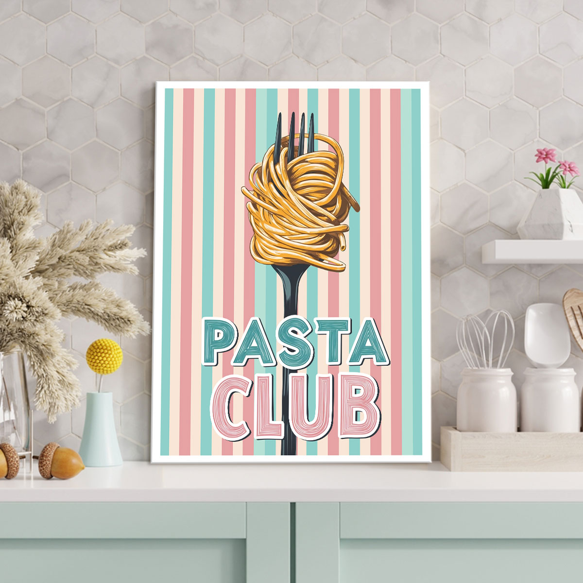 Pasta Club Modern Wall Artwork