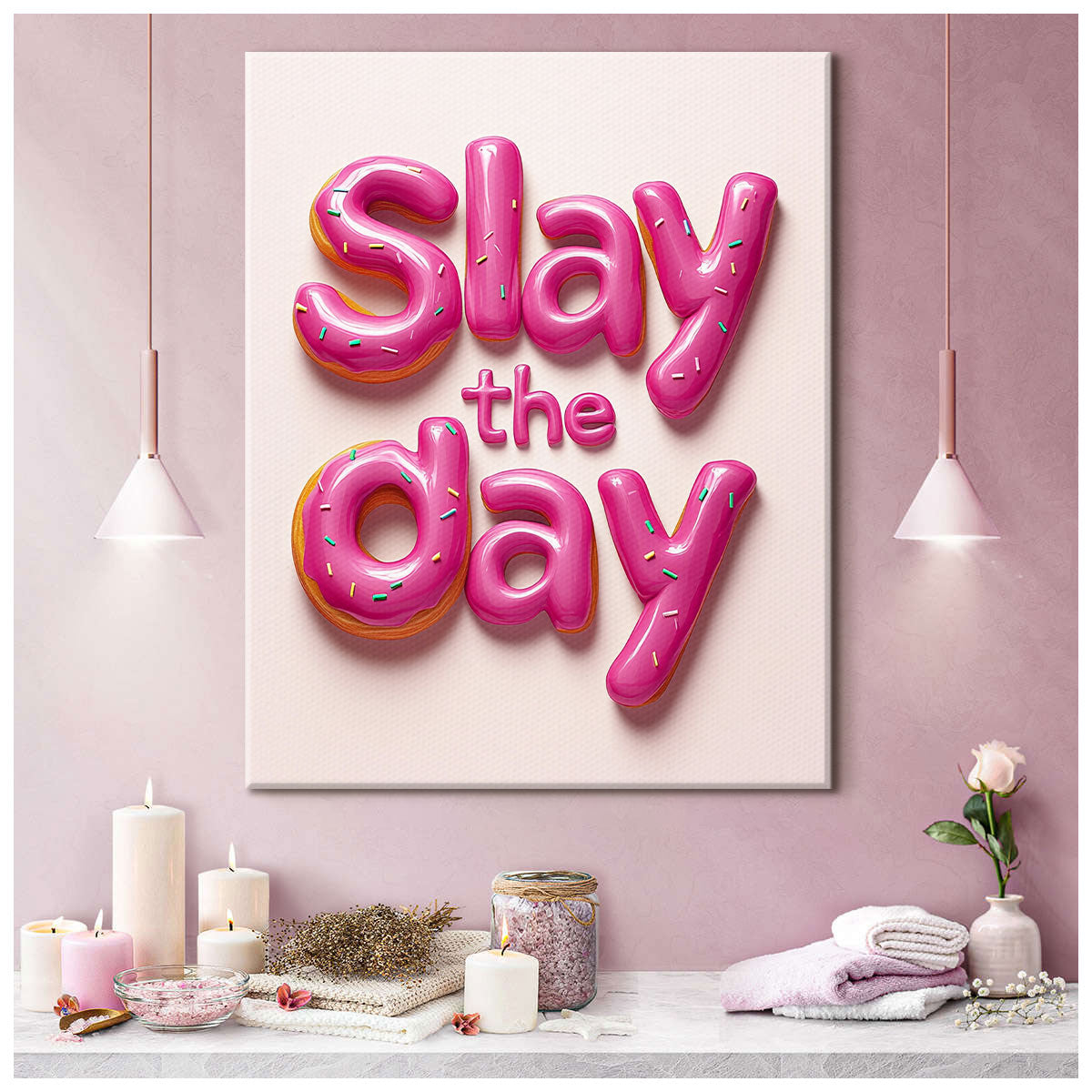Motivational Typography Modern Wall Artwork