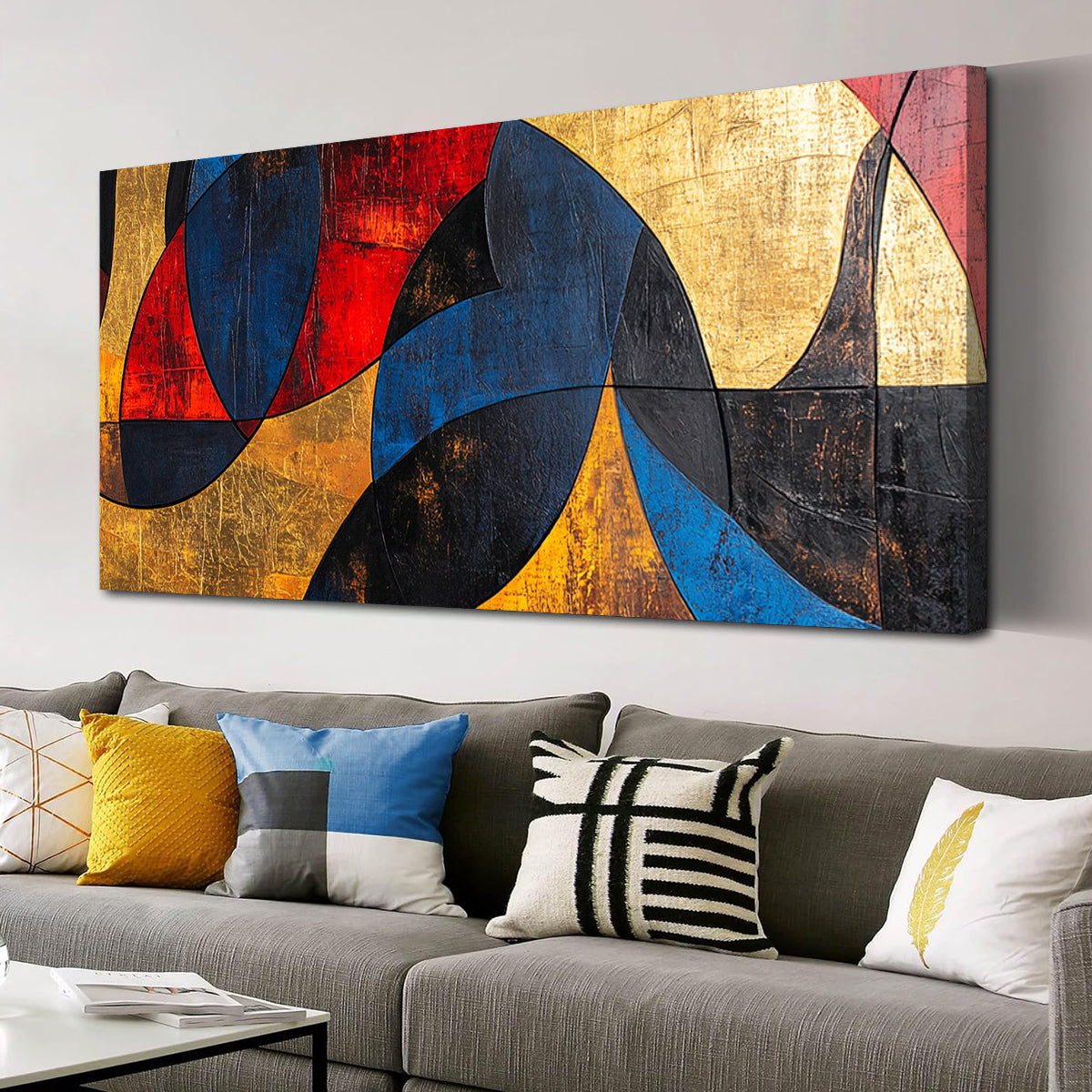 Dynamic Harmony Expressionism Abstract Canvas Wall Art