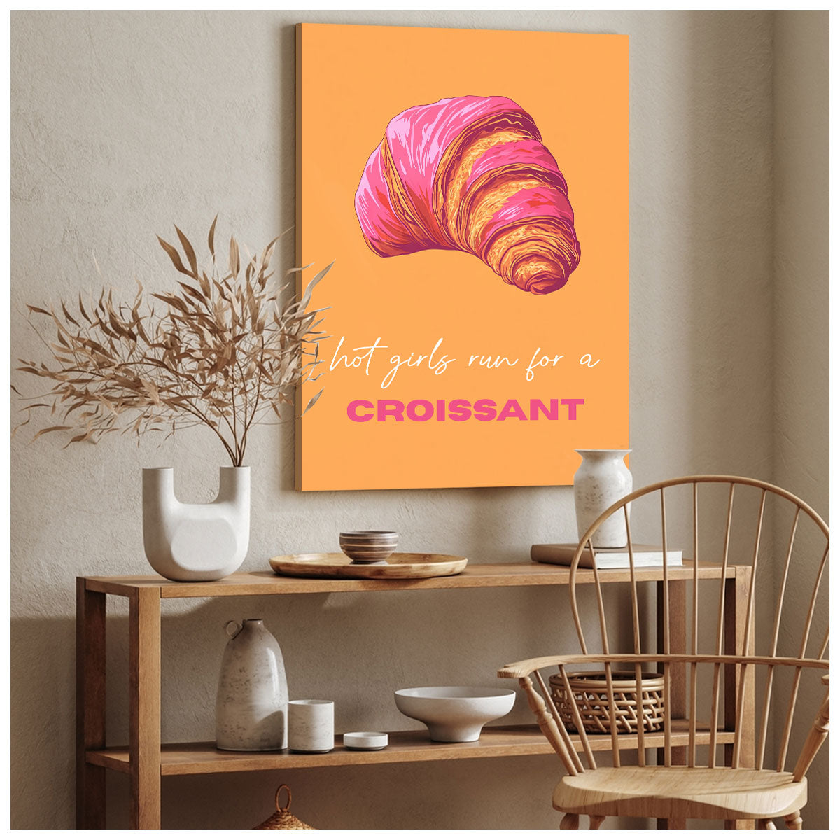 A Croissant Modern Wall Artwork
