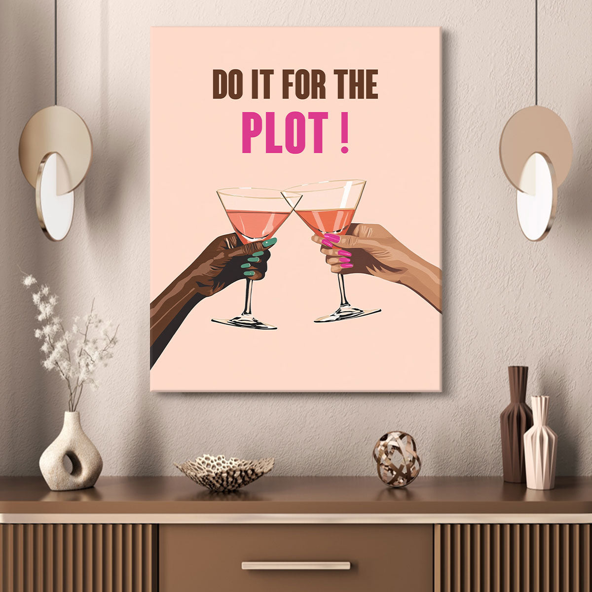 Do It For The Plot Modern Wall Artwork
