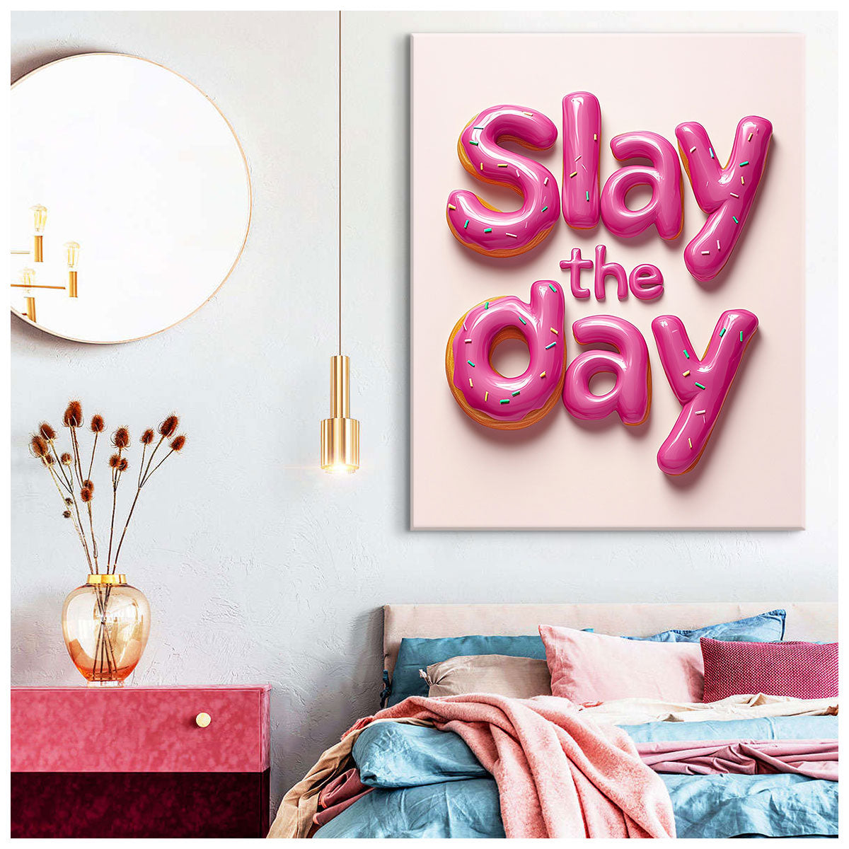Motivational Typography Modern Wall Artwork