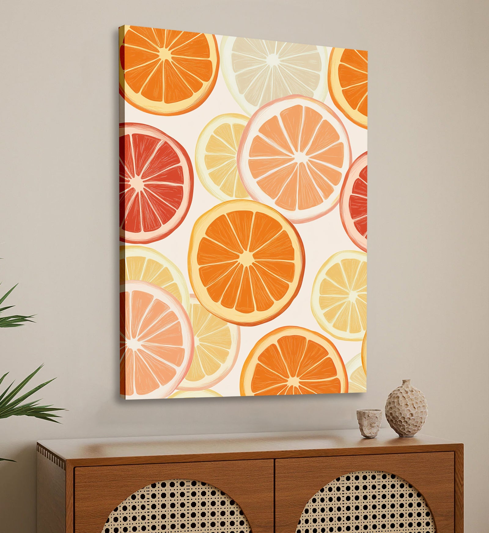 Sour Slices Abstract Wall Art