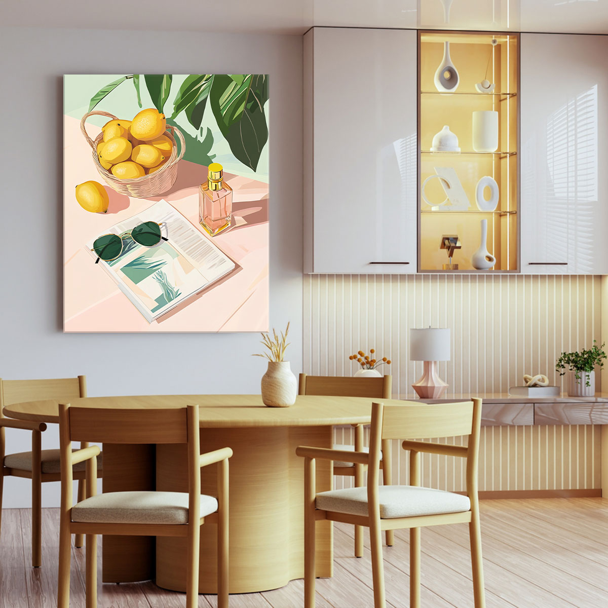 Citrus Breeze Modern Wall Artwork