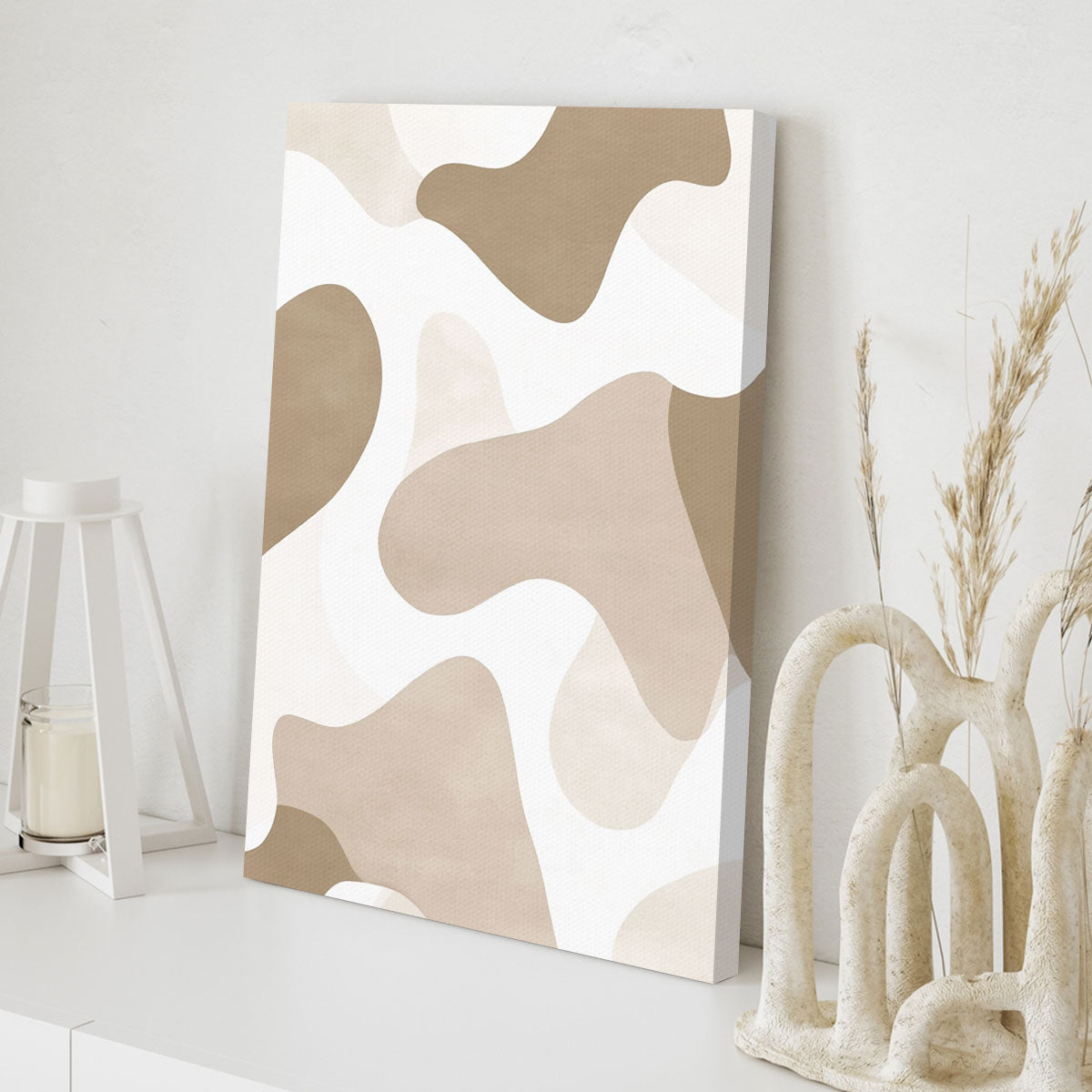 Serenity Vertical Canvas Abstract Wall Art