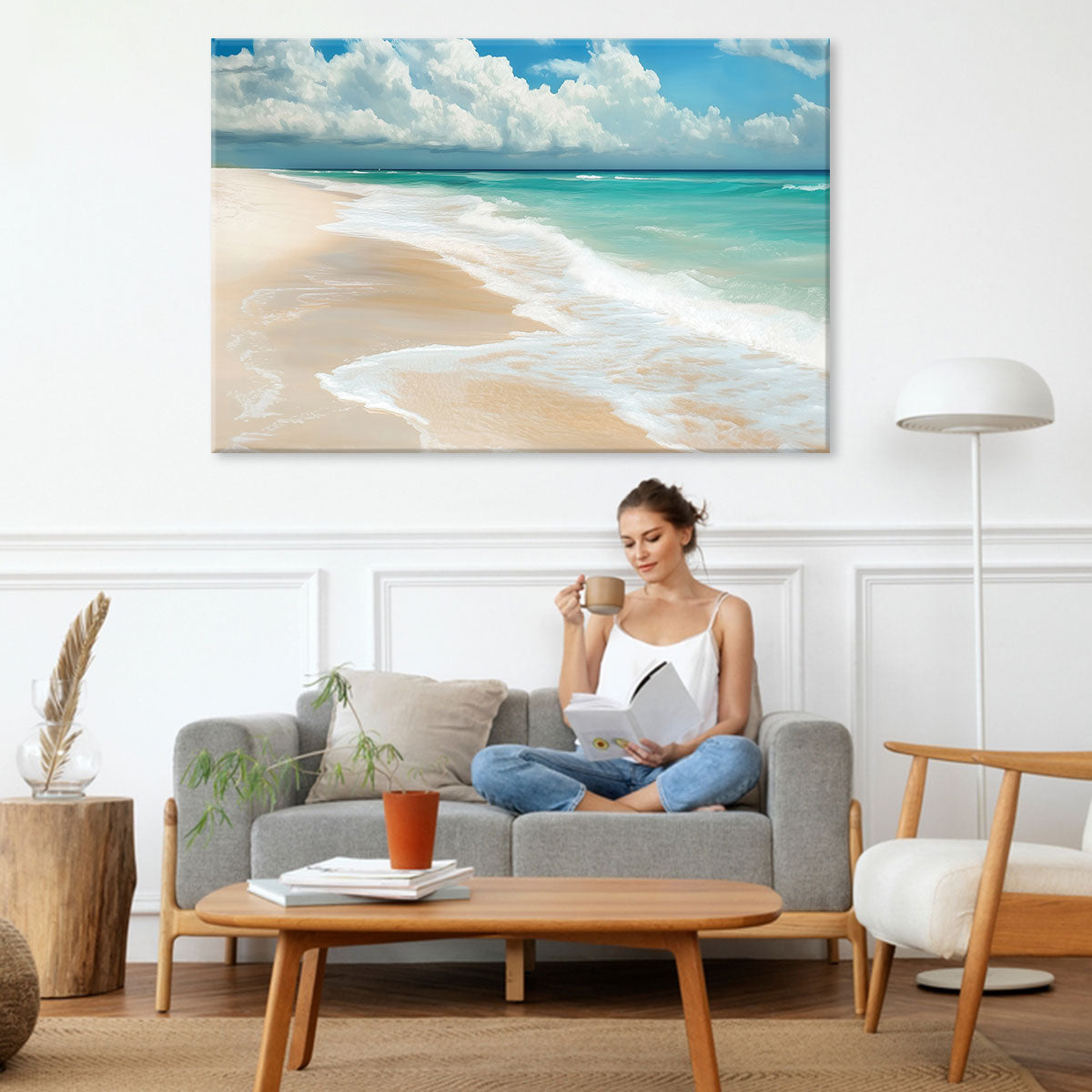 Dreamscape Beach Wall Art Coastal Canvas