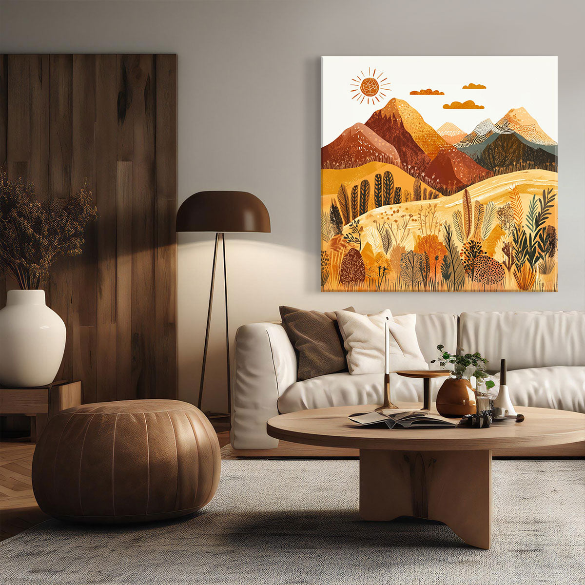 Autumn Mountain Boho Wall Decor