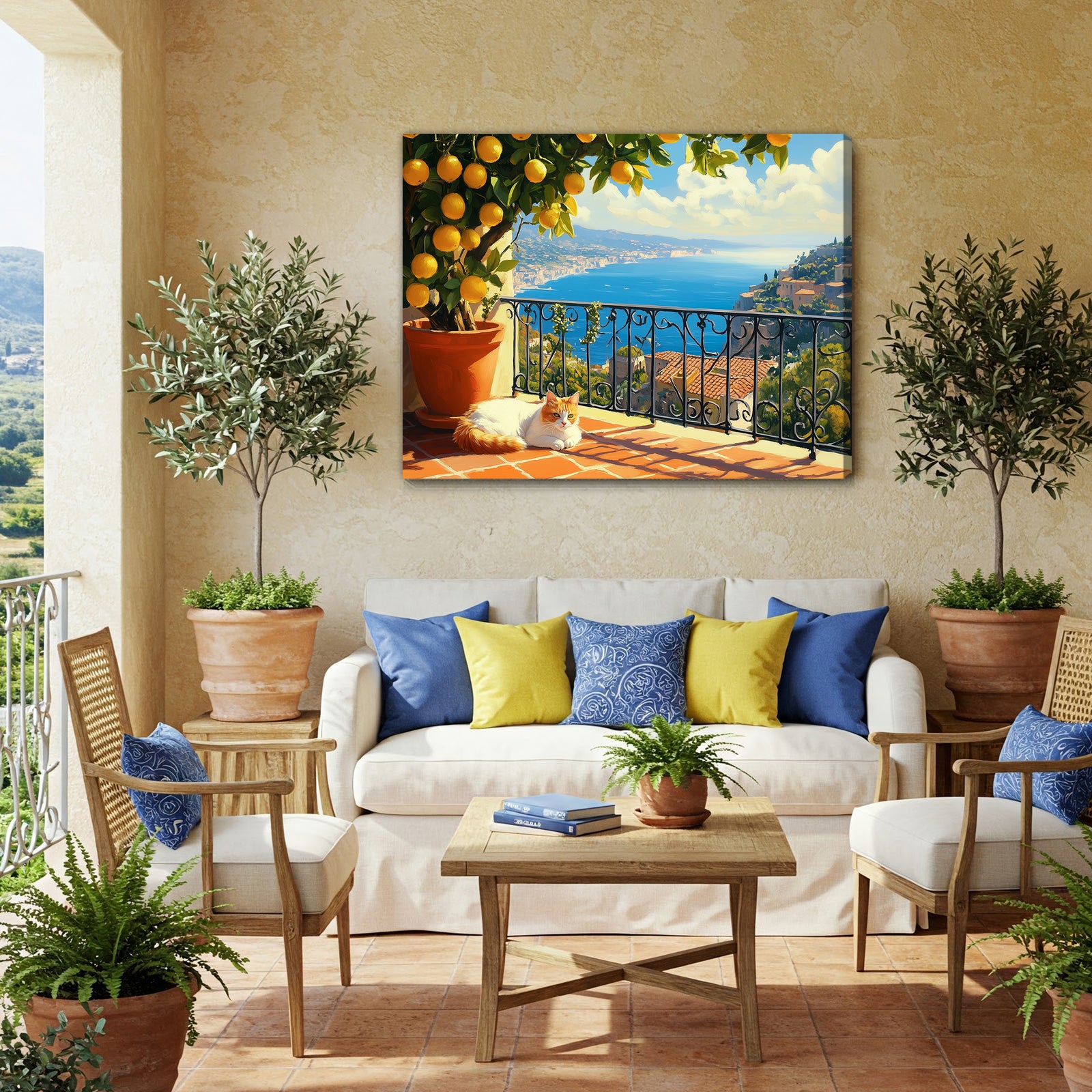 Lazy And Lemon Tree Modern Wall Artwork