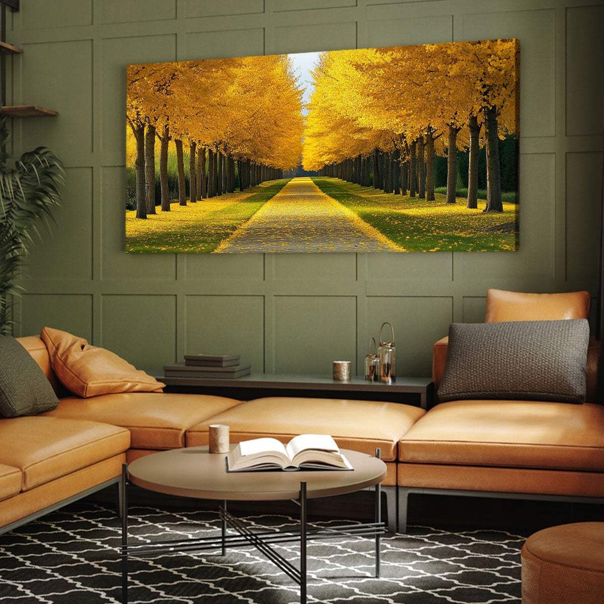 Chromatic Forest Fall Wall Art