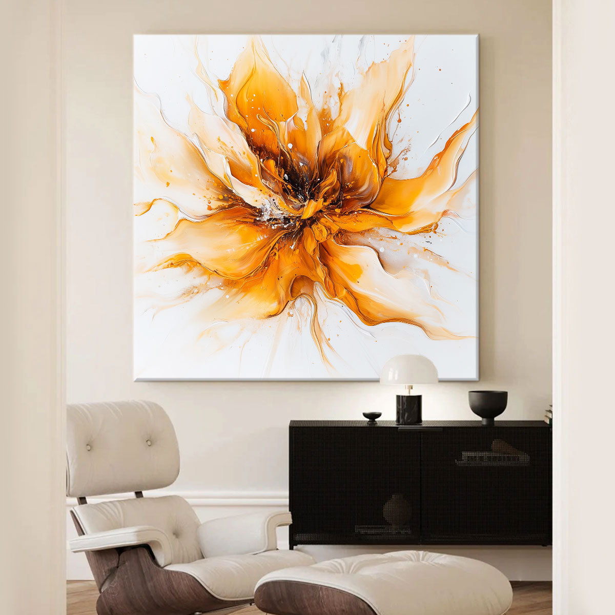 Yellow Flower Canvas Fine Arts Print