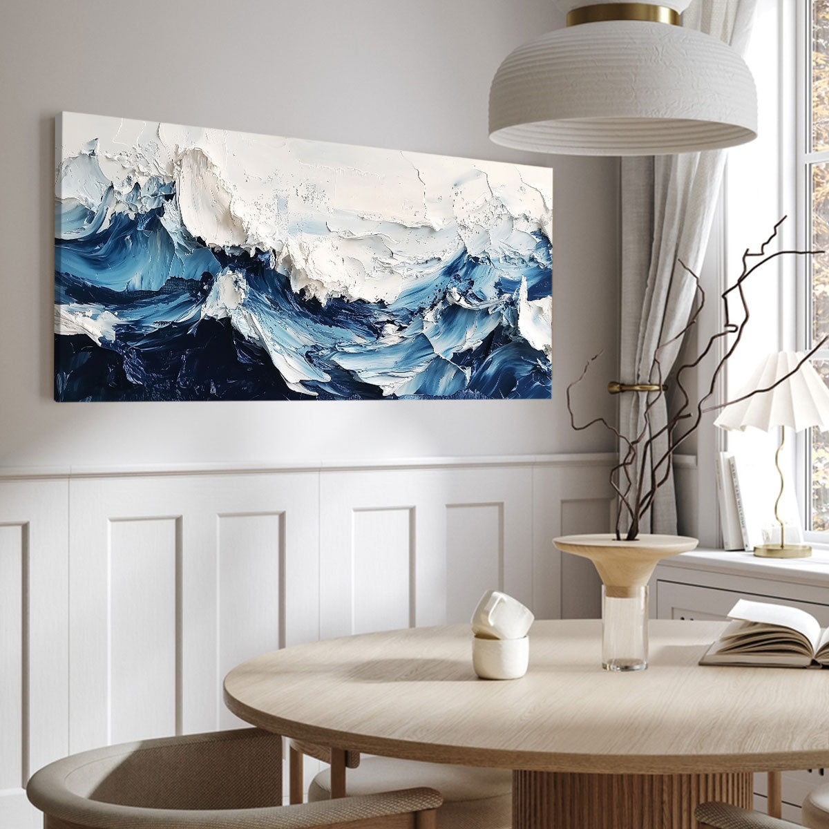 Stormy Sea Canvas Fine Arts Print