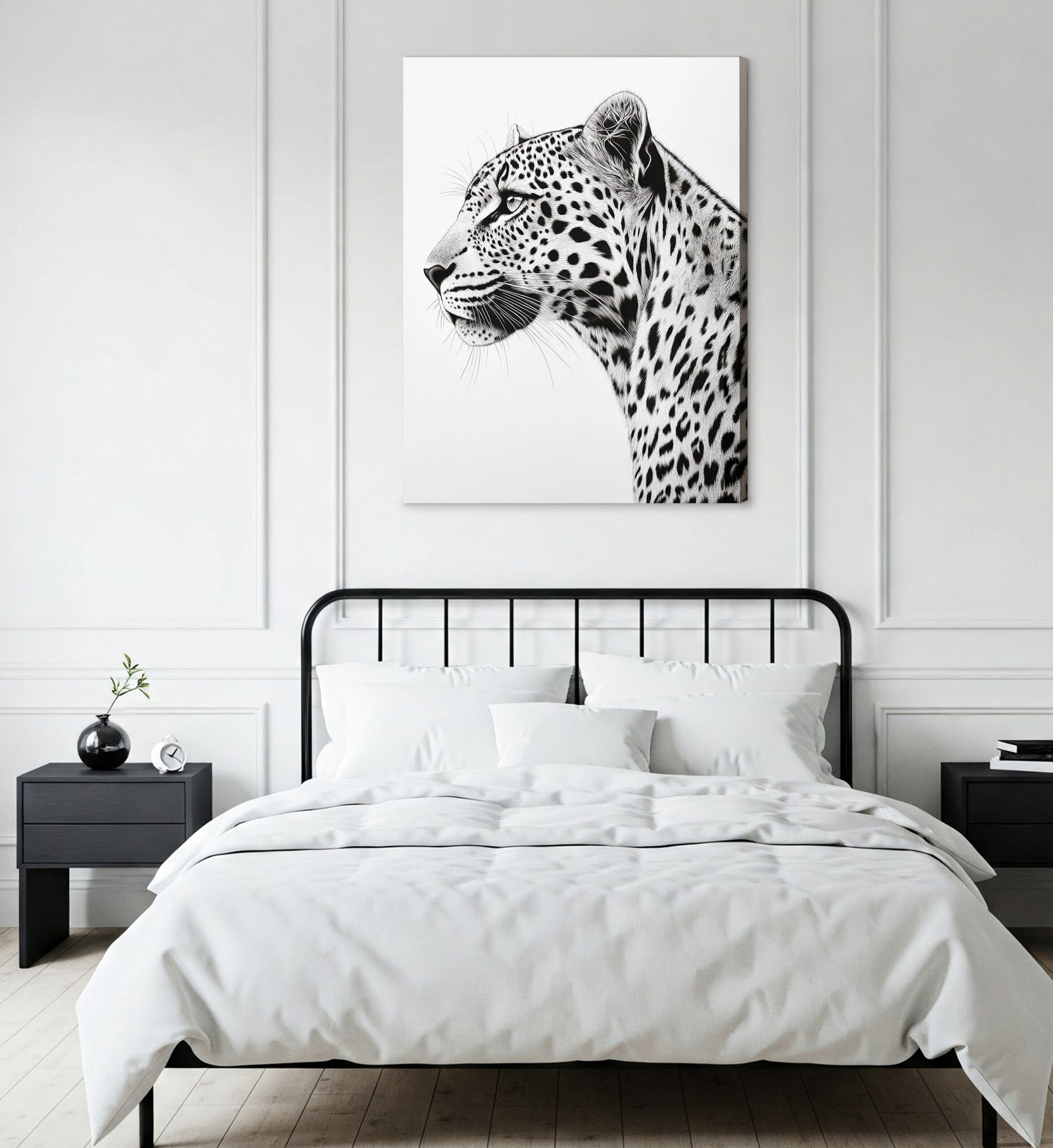 Leopard Gaze Modern Wall Artwork