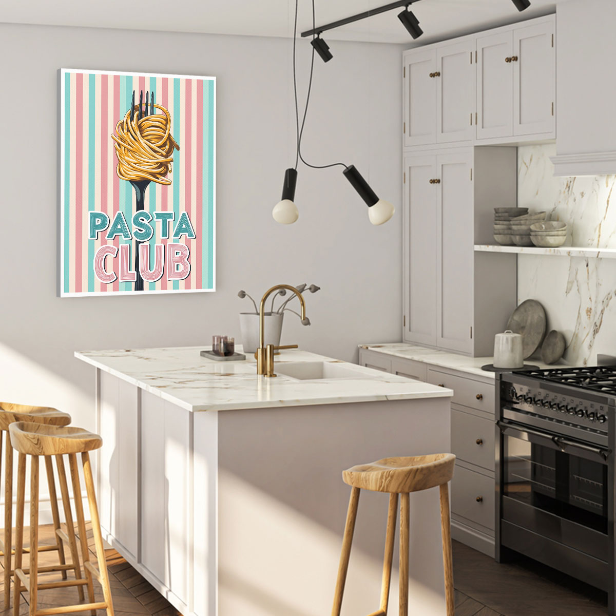 Pasta Club Modern Wall Artwork