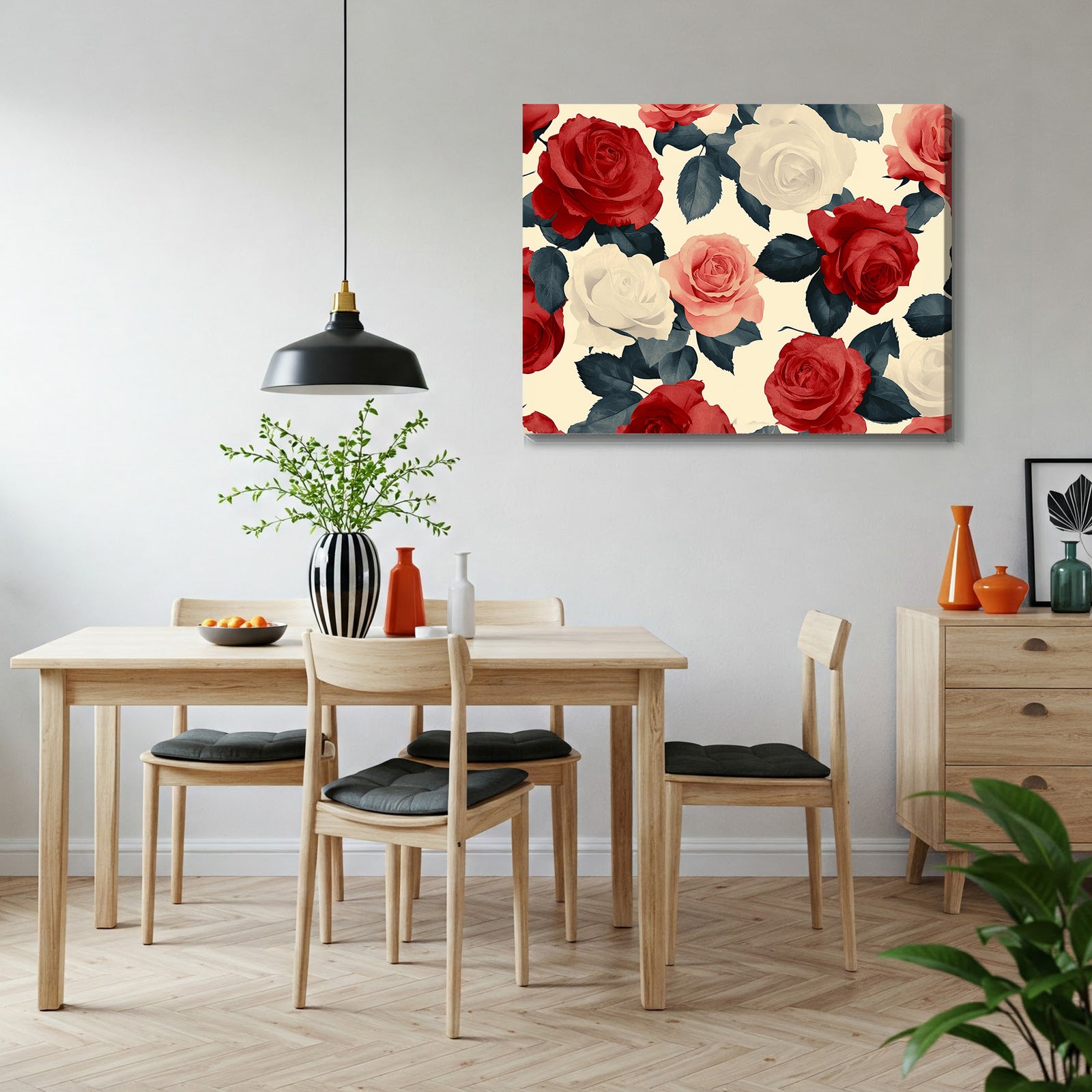 Rose Garden Modern Wall Artwork