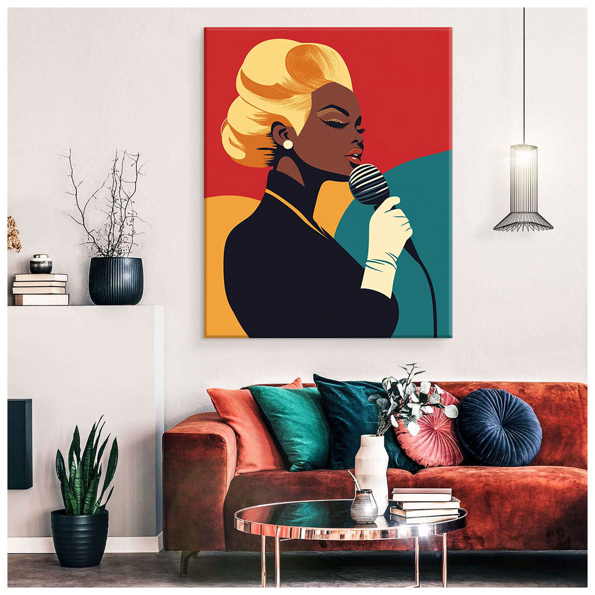 Jazz Diva Modern Wall Artwork