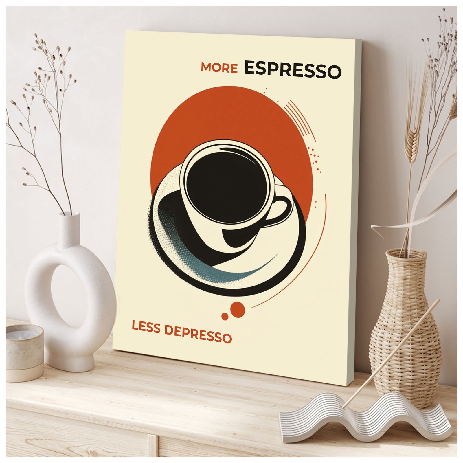 More Espresso Modern Wall Artwork