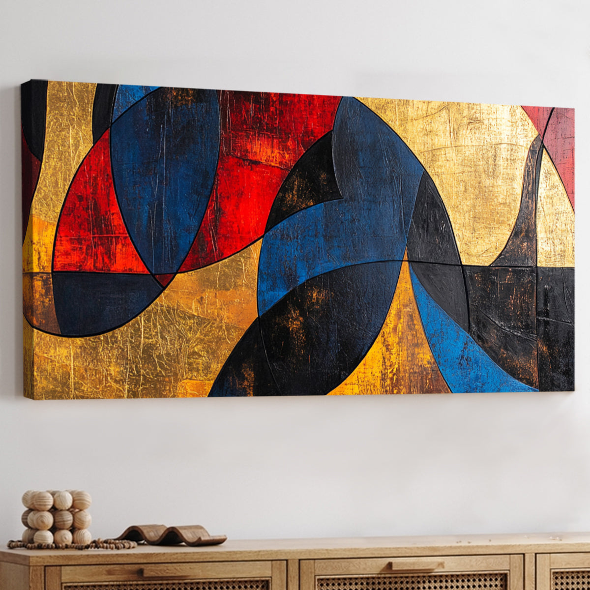 Dynamic Harmony Expressionism Abstract Canvas Wall Art