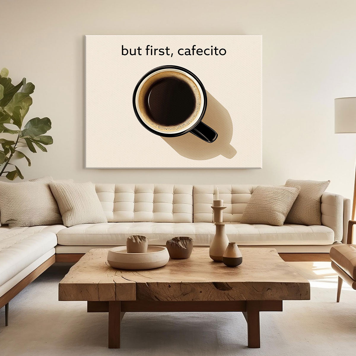 But First, Cafecito Dining Area Wall Art Decor