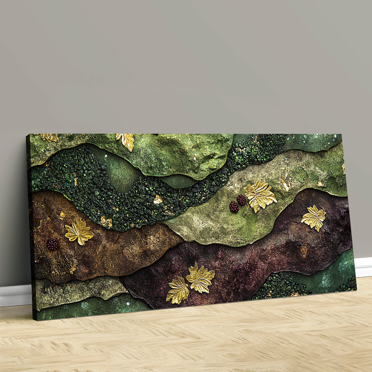 Autumn Landscape Abstract Canvas Wall Art for Living Room