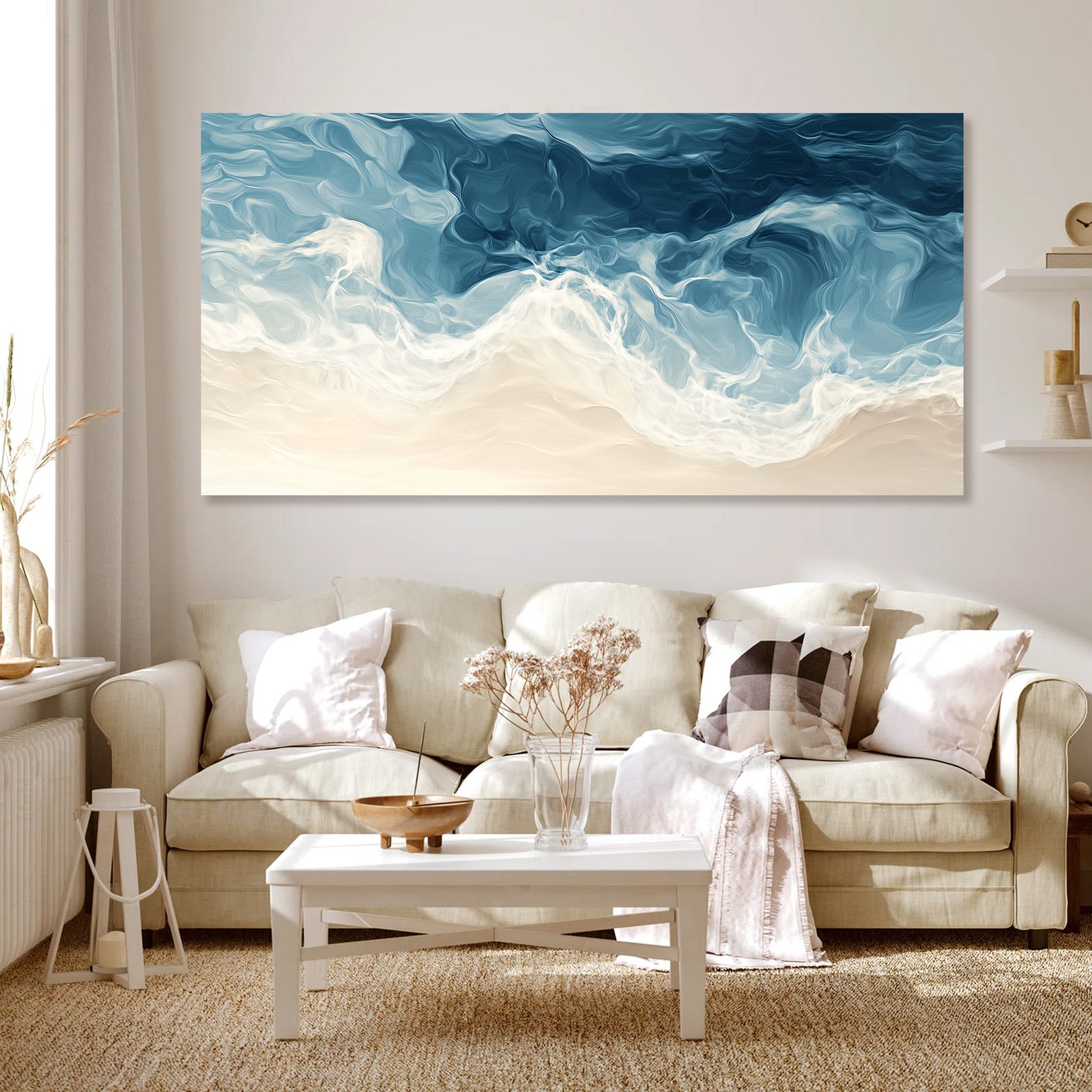 Abstract Seascape Modern Wall Artwork