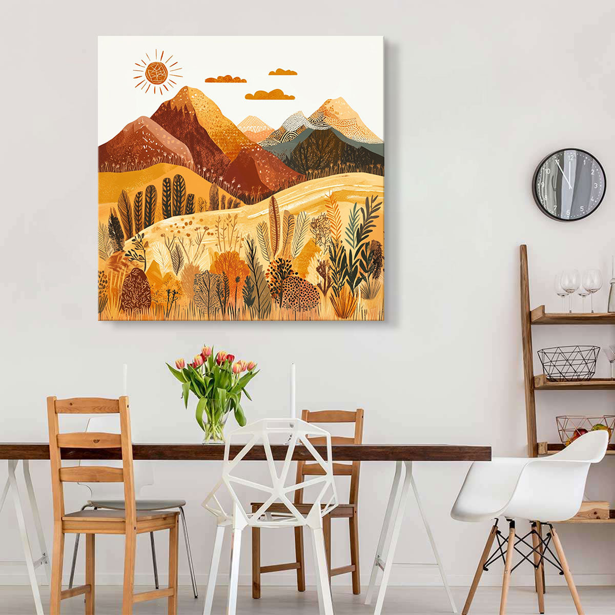 Autumn Mountain Boho Wall Decor