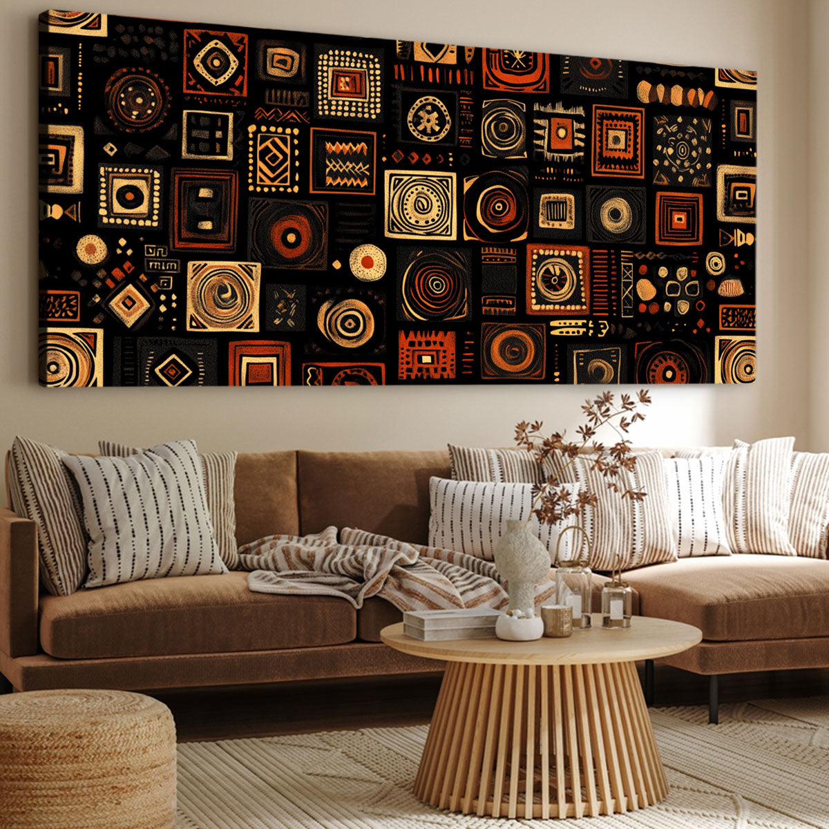 Abstract Geometric Shapes Boho Wall Decor