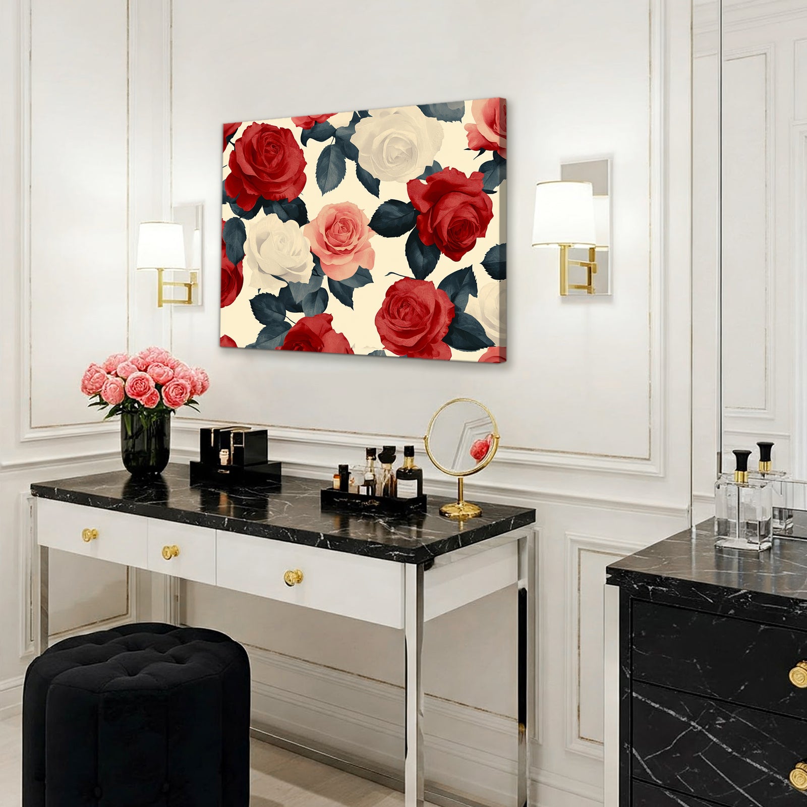 Rose Garden Modern Wall Artwork