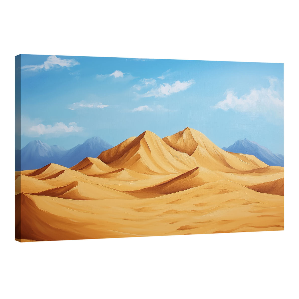 Simple Desert Painting Canvas Wall Ar