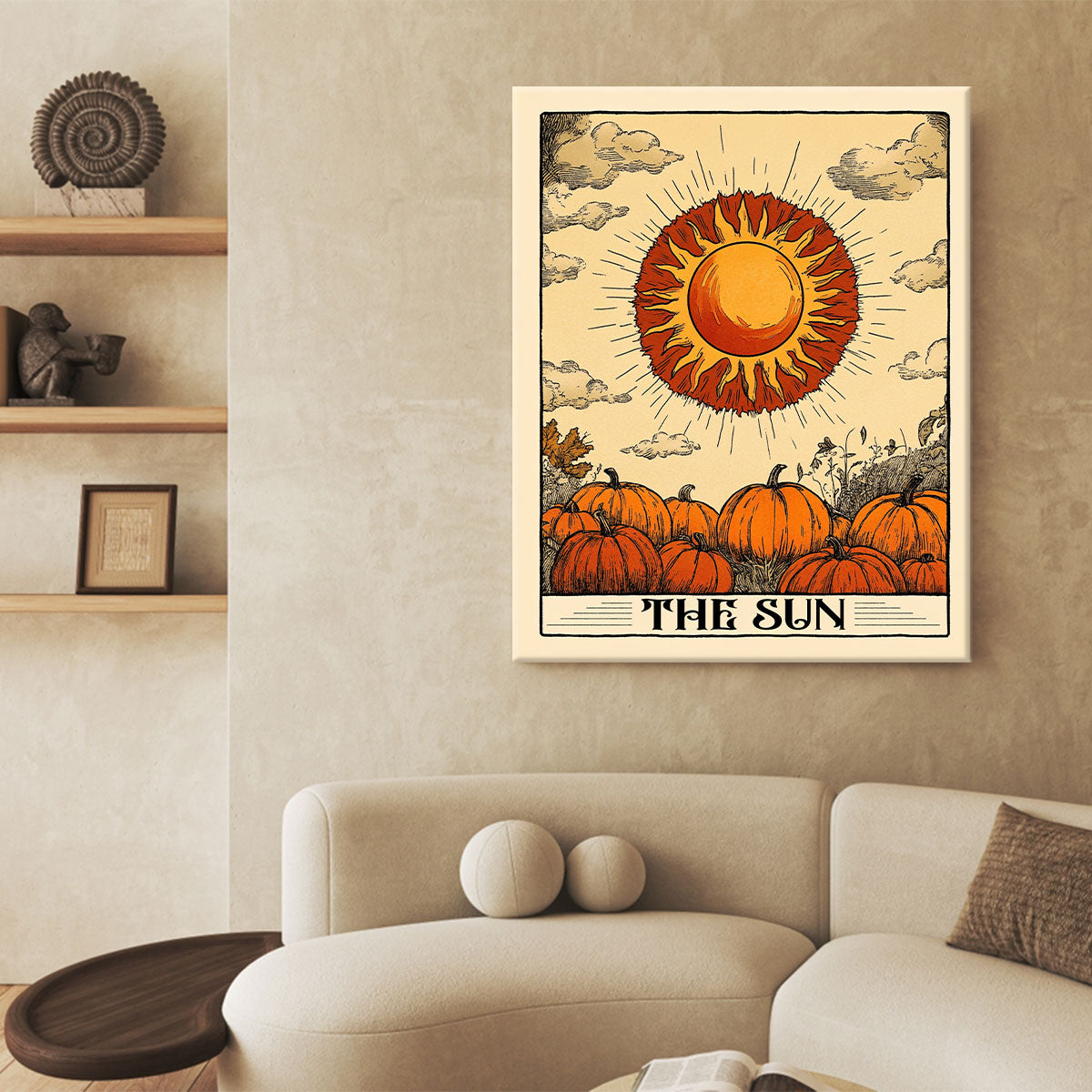 The Sun Tarot Card Boho Wall Decor