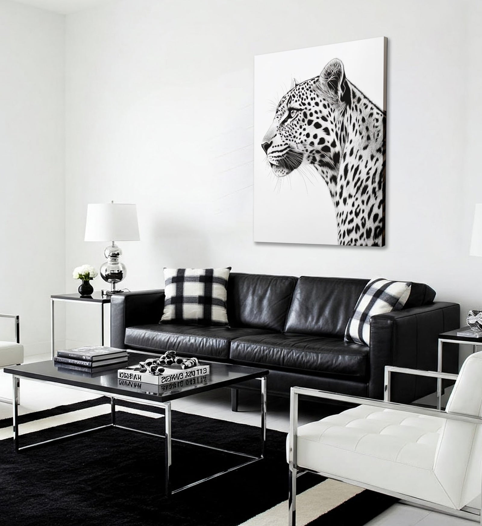 Leopard Gaze Modern Wall Artwork
