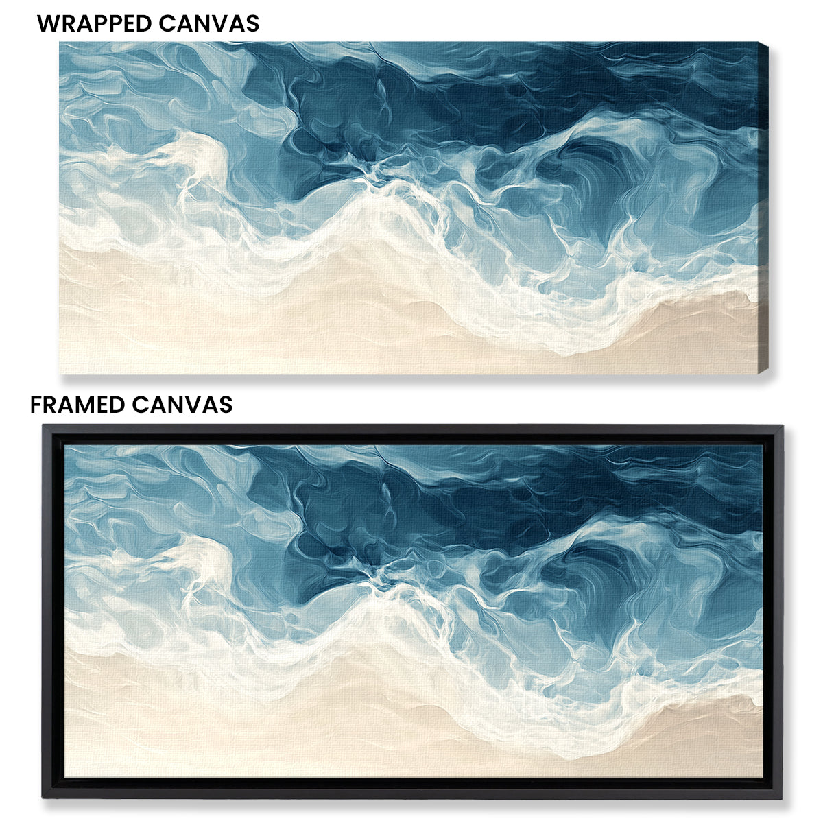 Abstract Seascape Modern Wall Artwork